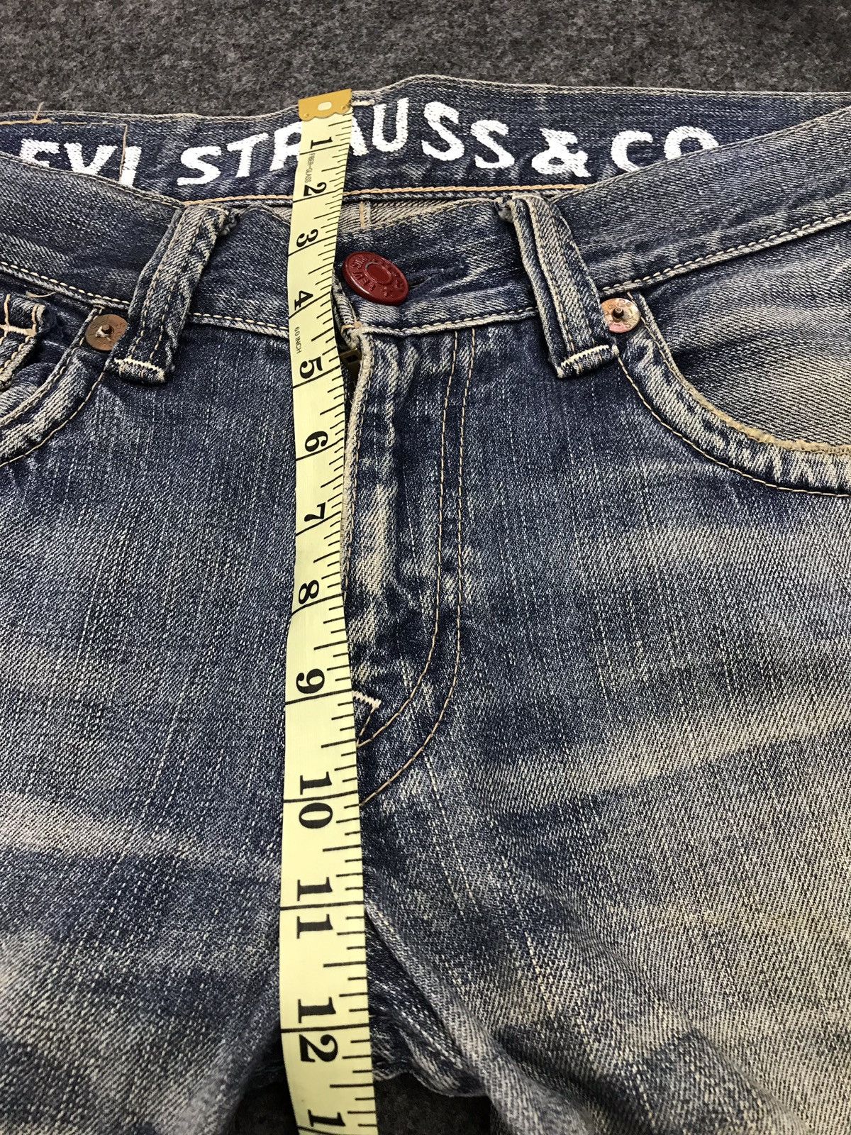 Levi's Levi’s Lvc 502 Blue Denim Jeans Distressed Closed Pockets Size US 32 / EU 48 - 16 Thumbnail