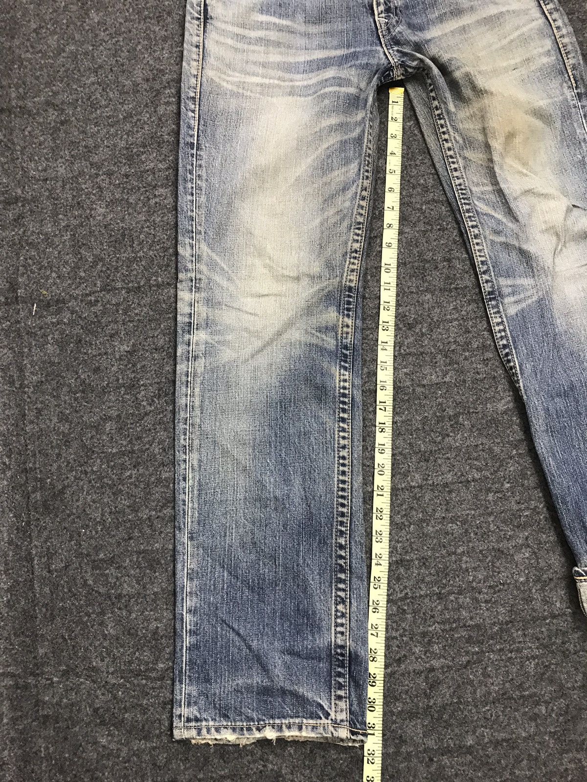 Levi's Levi’s Lvc 502 Blue Denim Jeans Distressed Closed Pockets Size US 32 / EU 48 - 14 Thumbnail