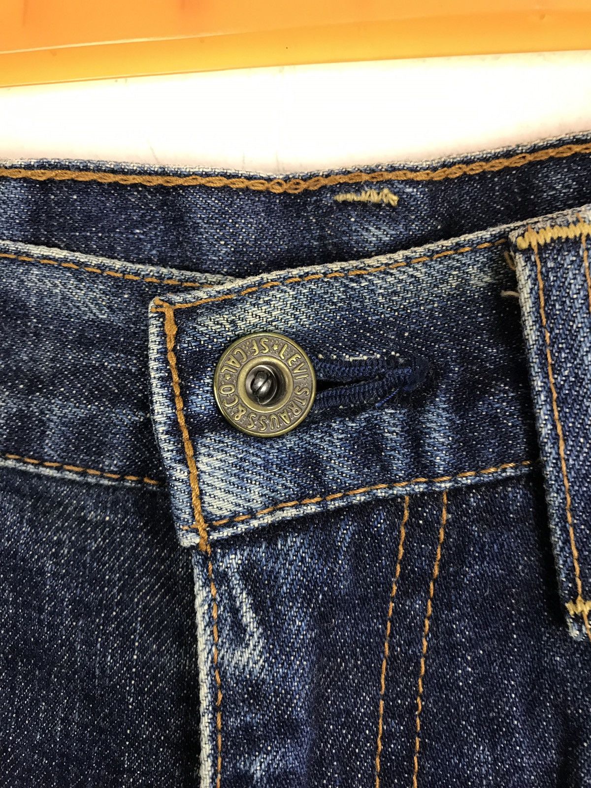 Levi's Vintage Clothing Levi’s 503 Blue Denim Jeans Pant Hype Distressed Size US 30 / EU 46 - 7 Thumbnail
