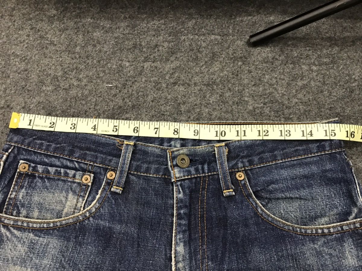 Levi's Vintage Clothing Levi’s 503 Blue Denim Jeans Pant Hype Distressed Size US 30 / EU 46 - 20 Thumbnail