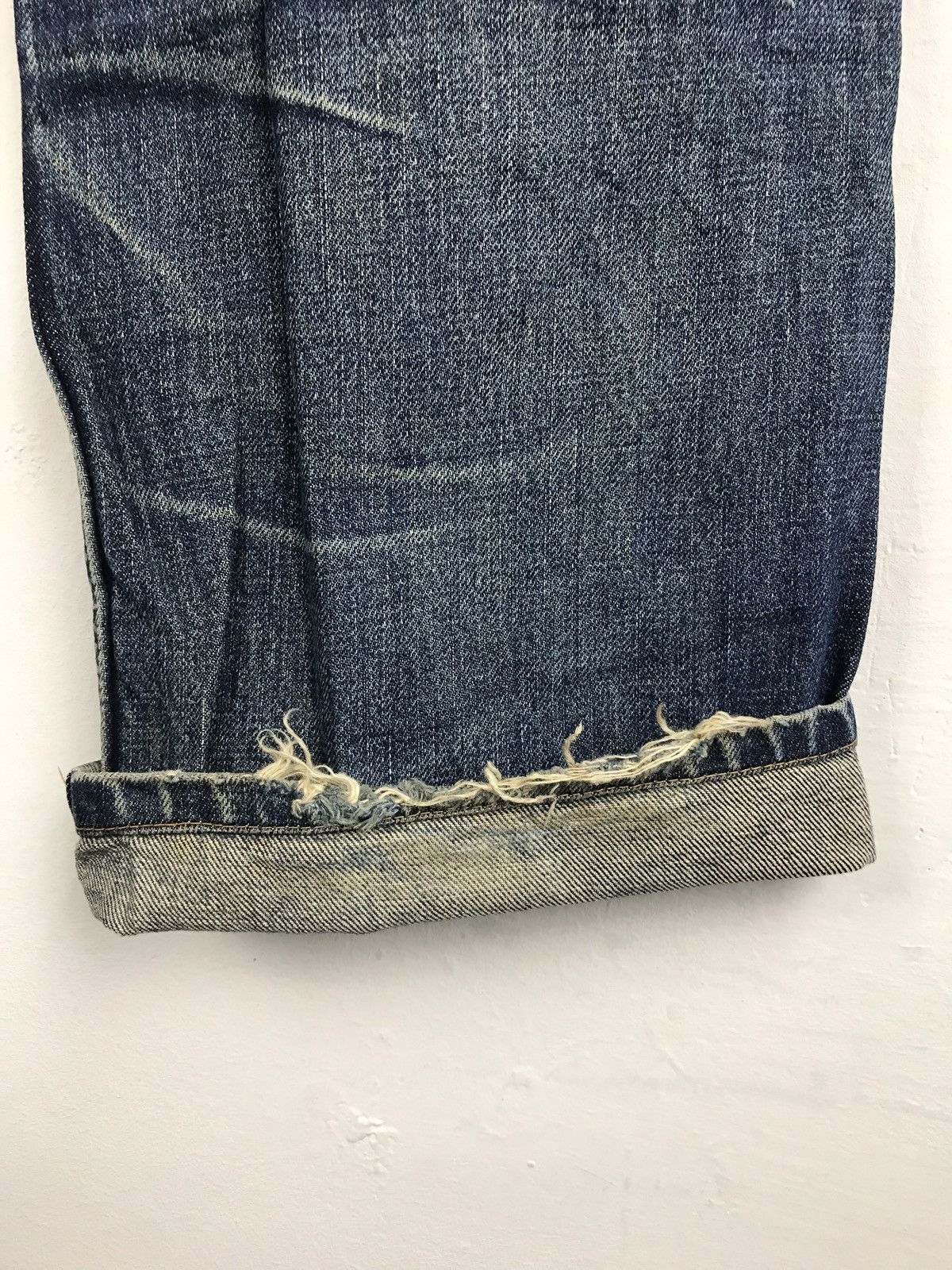 Levi's Vintage Clothing Levi’s 503 Blue Denim Jeans Pant Hype Distressed Size US 30 / EU 46 - 16 Thumbnail