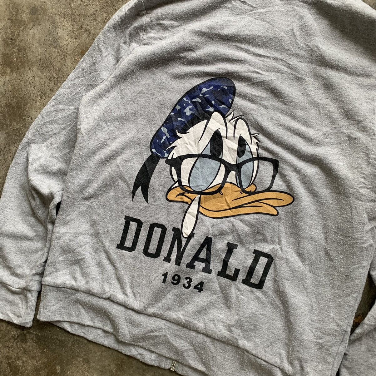 Disney Disney donald duck zipper hoodie fleece inside Size US M / EU 48-50 / 2 - 16 Thumbnail
