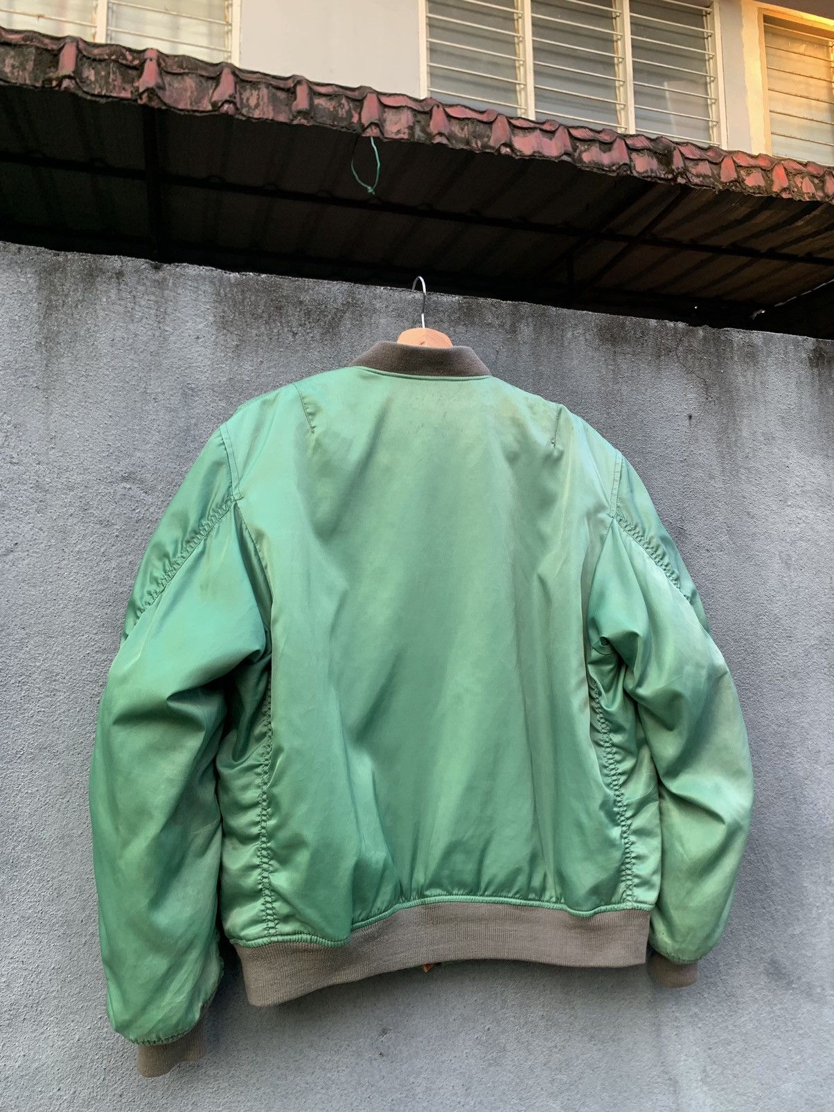 Vintage 🪖Vintage FADED MA-1 Man Intermediate Bomber Jacket Size US M / EU 48-50 / 2 - 10 Thumbnail