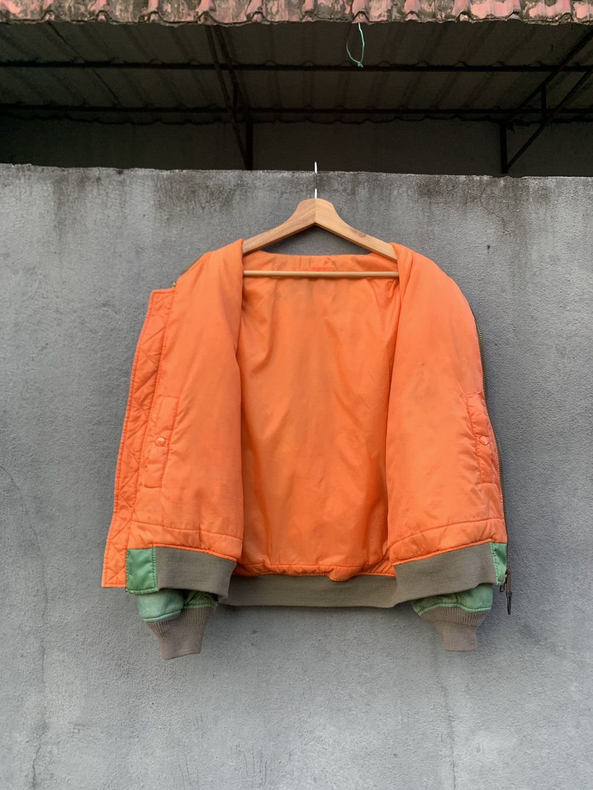 Vintage 🪖Vintage FADED MA-1 Man Intermediate Bomber Jacket Size US M / EU 48-50 / 2 - 8 Thumbnail