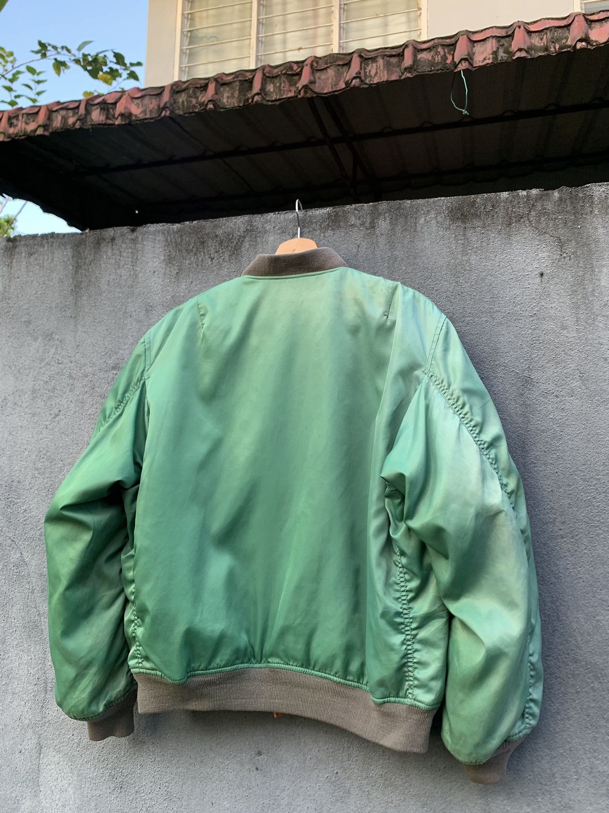 Vintage 🪖Vintage FADED MA-1 Man Intermediate Bomber Jacket Size US M / EU 48-50 / 2 - 9 Thumbnail