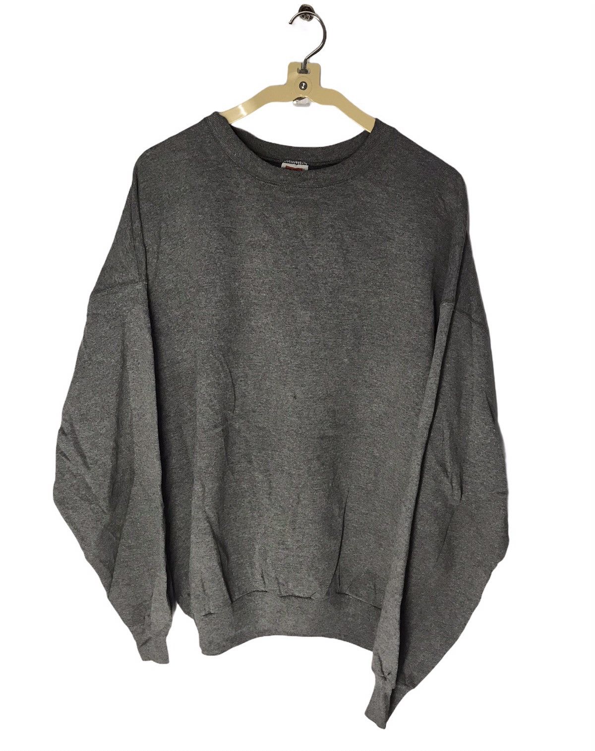 Hanes × Vintage Vintage plain beggie crewneck sweatshirt Size US XXL / EU 58 / 5 - 1 Thumbnail
