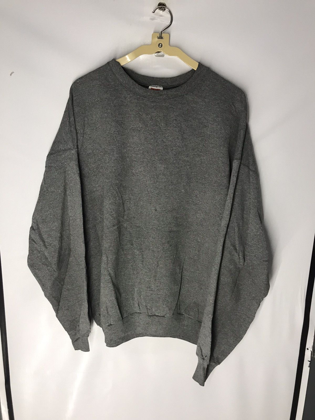 Hanes × Vintage Vintage plain beggie crewneck sweatshirt Size US XXL / EU 58 / 5 - 5 Thumbnail