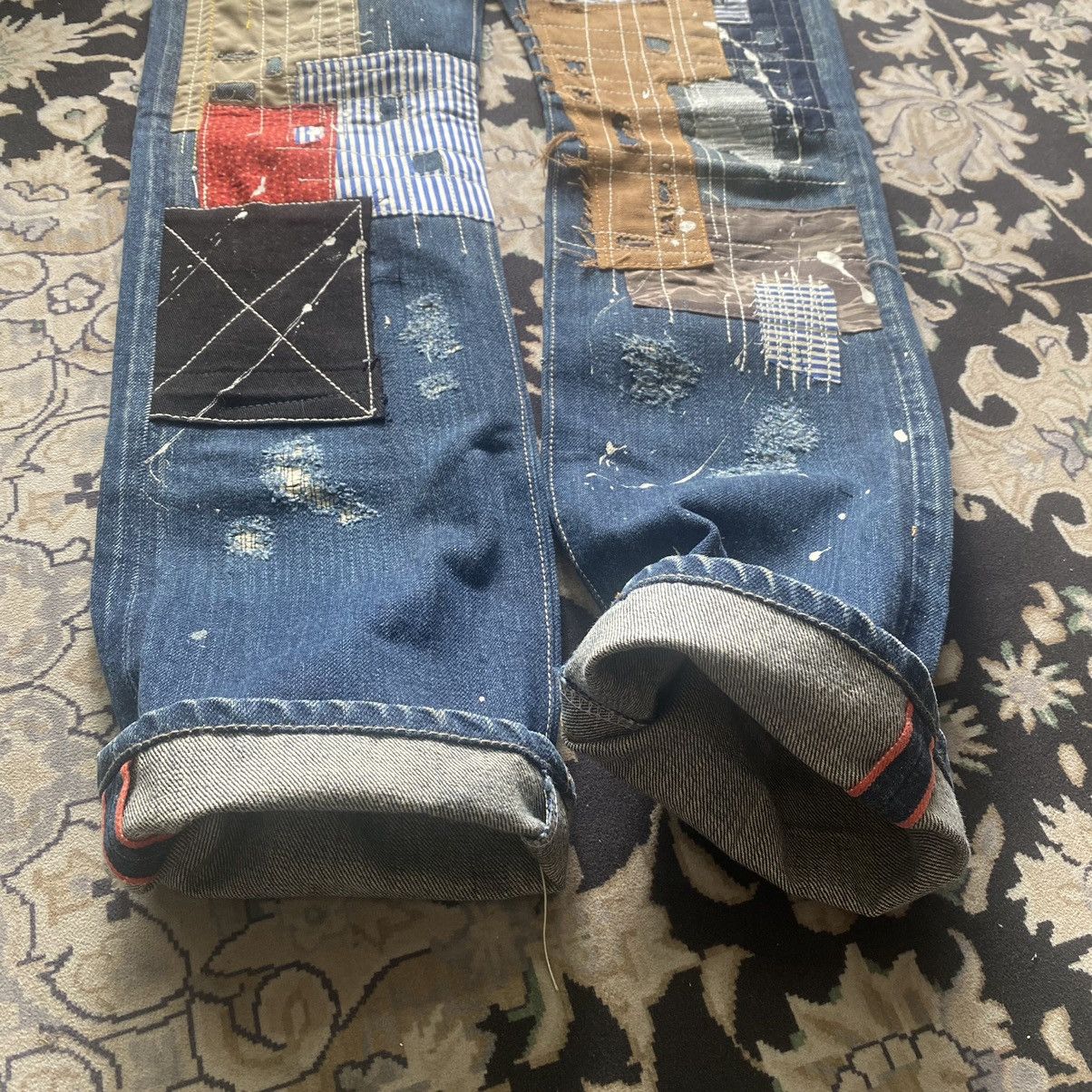 Kapital Kapital Boro Sashiko Patchwork Denim Selvedge Reworked Fit Size US 28 / EU 44 - 21 Thumbnail