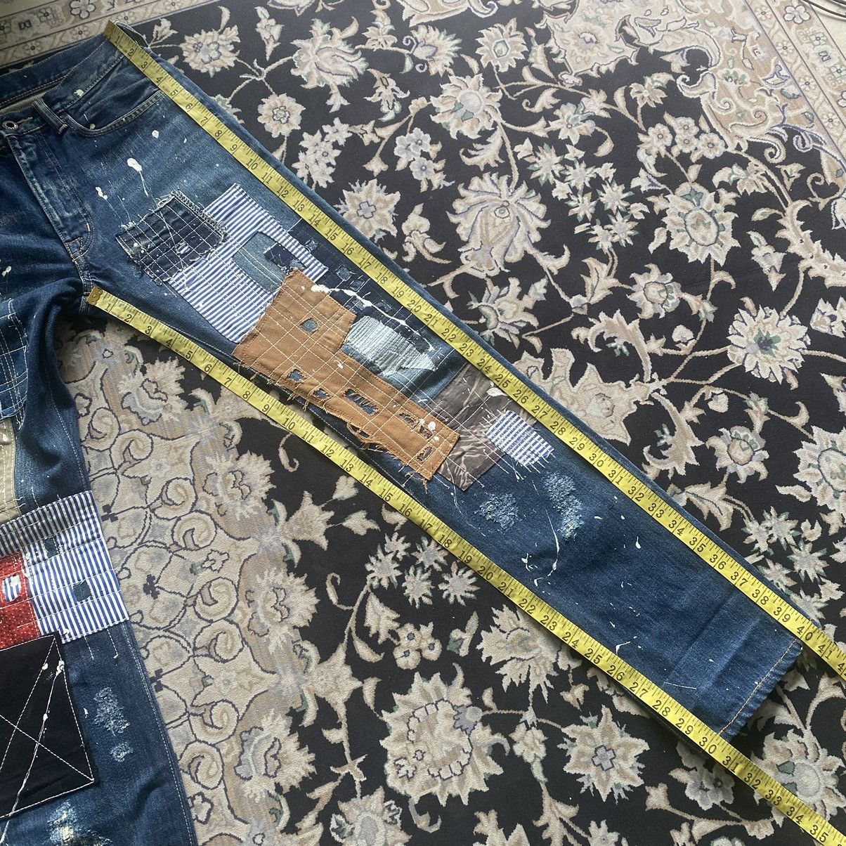 Kapital Kapital Boro Sashiko Patchwork Denim Selvedge Reworked Fit Size US 28 / EU 44 - 23 Thumbnail