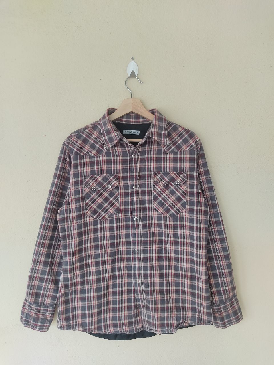 Flannel × Japanese Brand × Vintage VINTAGE BOON PAL PEARL BUTTON SNAP Size US L / EU 52-54 / 3 - 1 Thumbnail