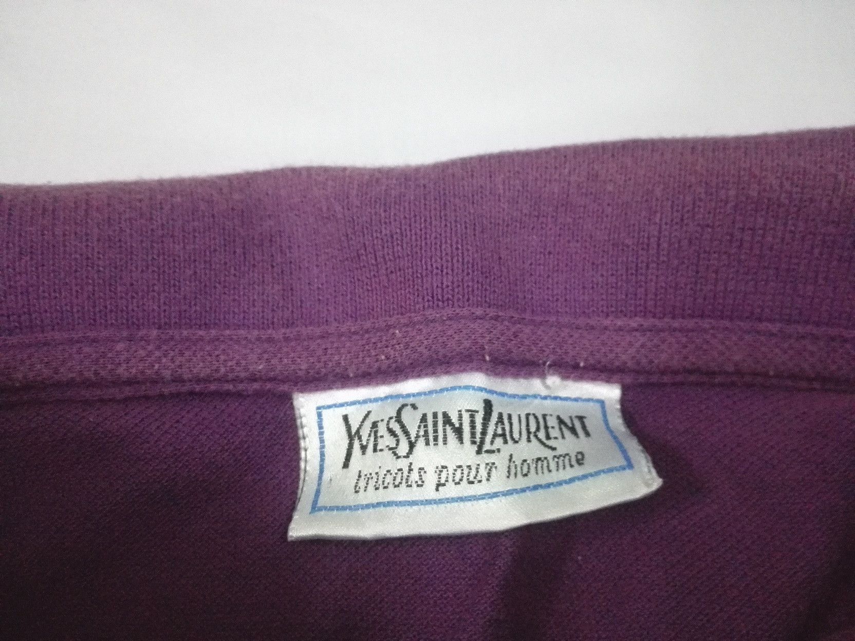 Yves Saint Laurent YSL YVES SAINT LAURENT Tricots Pour Homme POLO Size L / US 10 / IT 46 - 3 Thumbnail