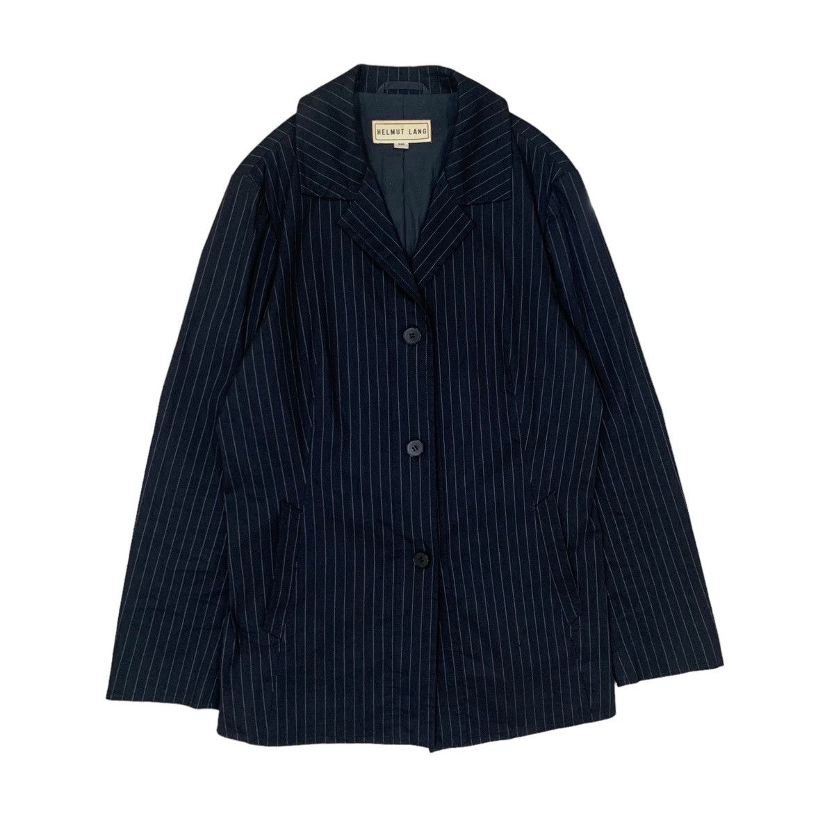 Helmut Lang 🔥Vintage Helmut Lang Striped Button Jacket Size M / US 6-8 / IT 42-44 - 1 Thumbnail