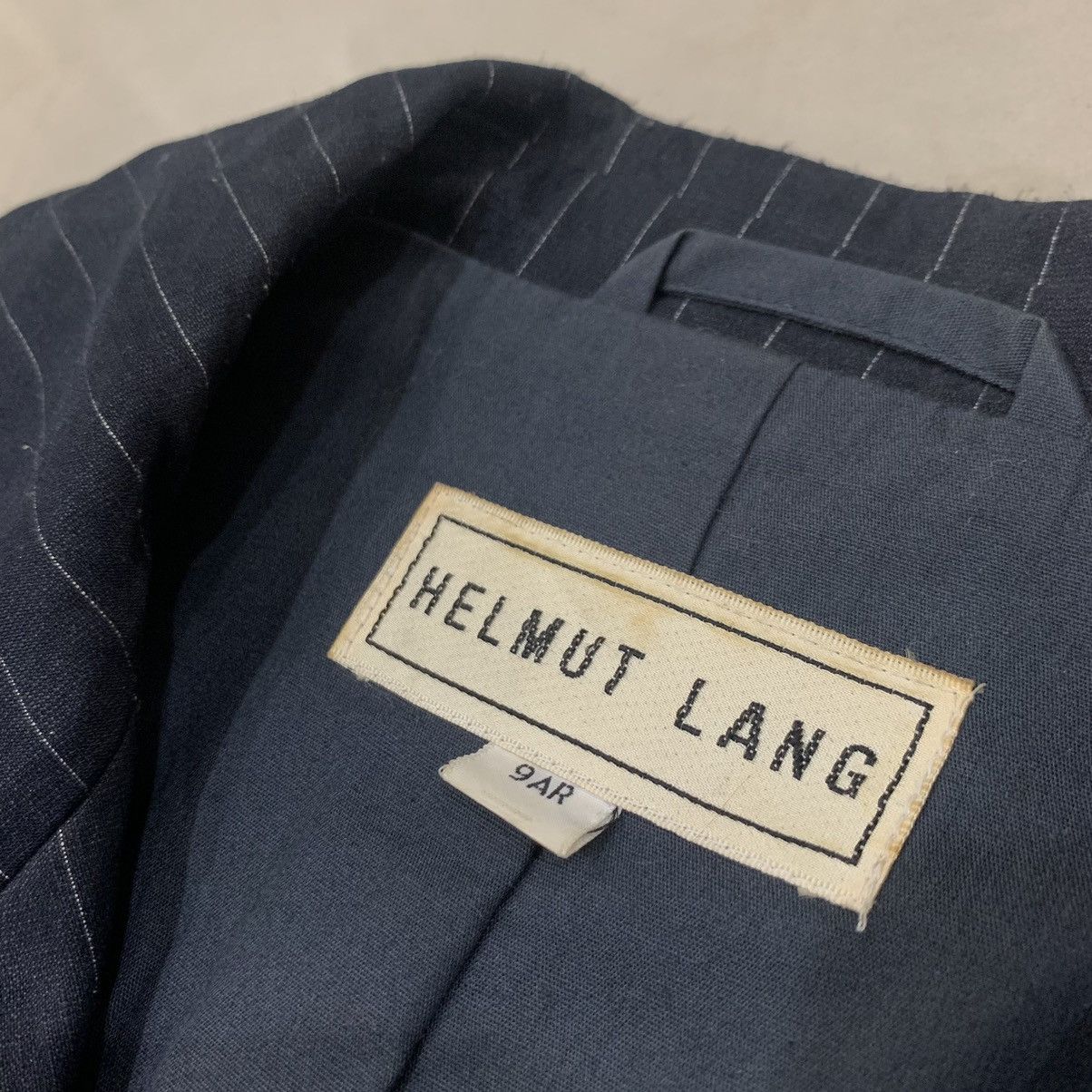 Helmut Lang 🔥Vintage Helmut Lang Striped Button Jacket Size M / US 6-8 / IT 42-44 - 8 Thumbnail