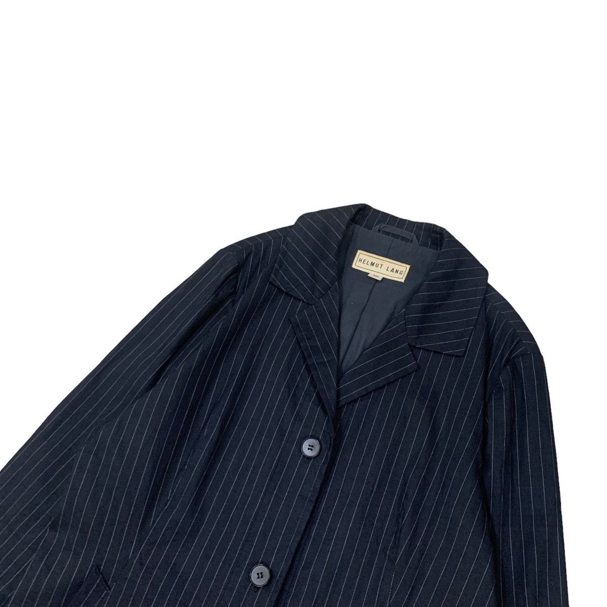 Helmut Lang 🔥Vintage Helmut Lang Striped Button Jacket Size M / US 6-8 / IT 42-44 - 5 Thumbnail