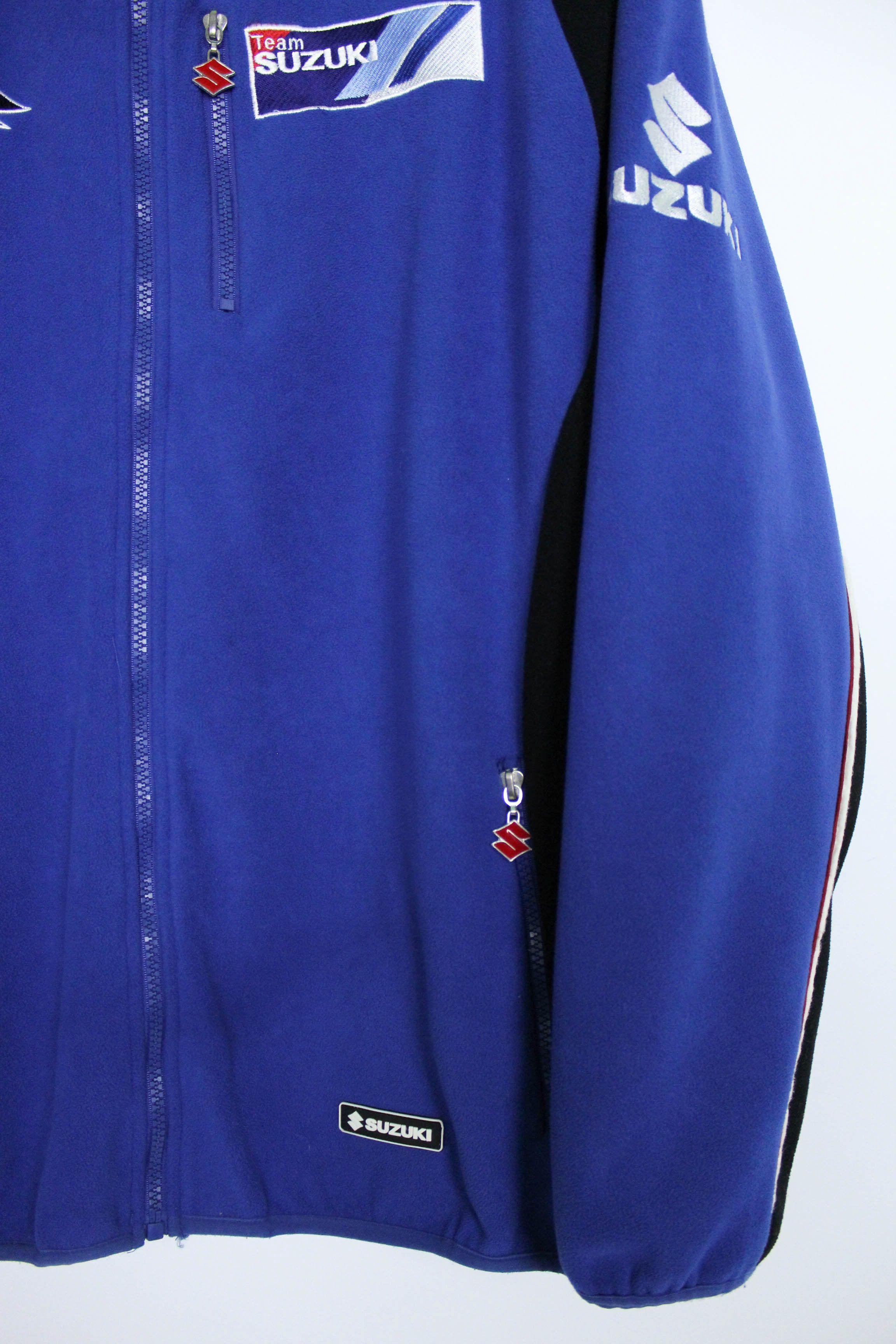 Vintage Suzuki Team GSX-R Official Fleece Full Zip Jacket Size XL Size US XL / EU 56 / 4 - 6 Thumbnail