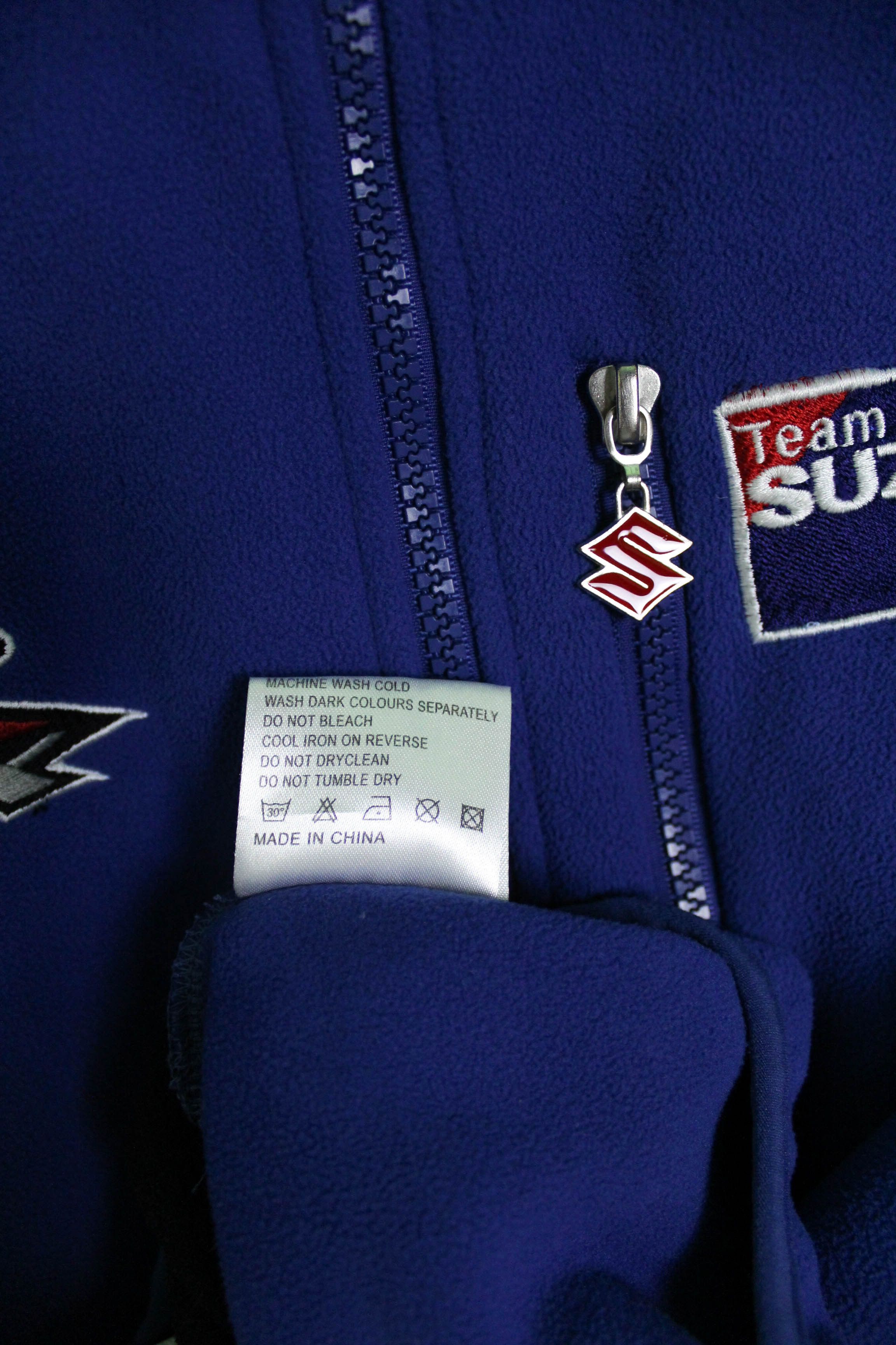 Vintage Suzuki Team GSX-R Official Fleece Full Zip Jacket Size XL Size US XL / EU 56 / 4 - 16 Thumbnail