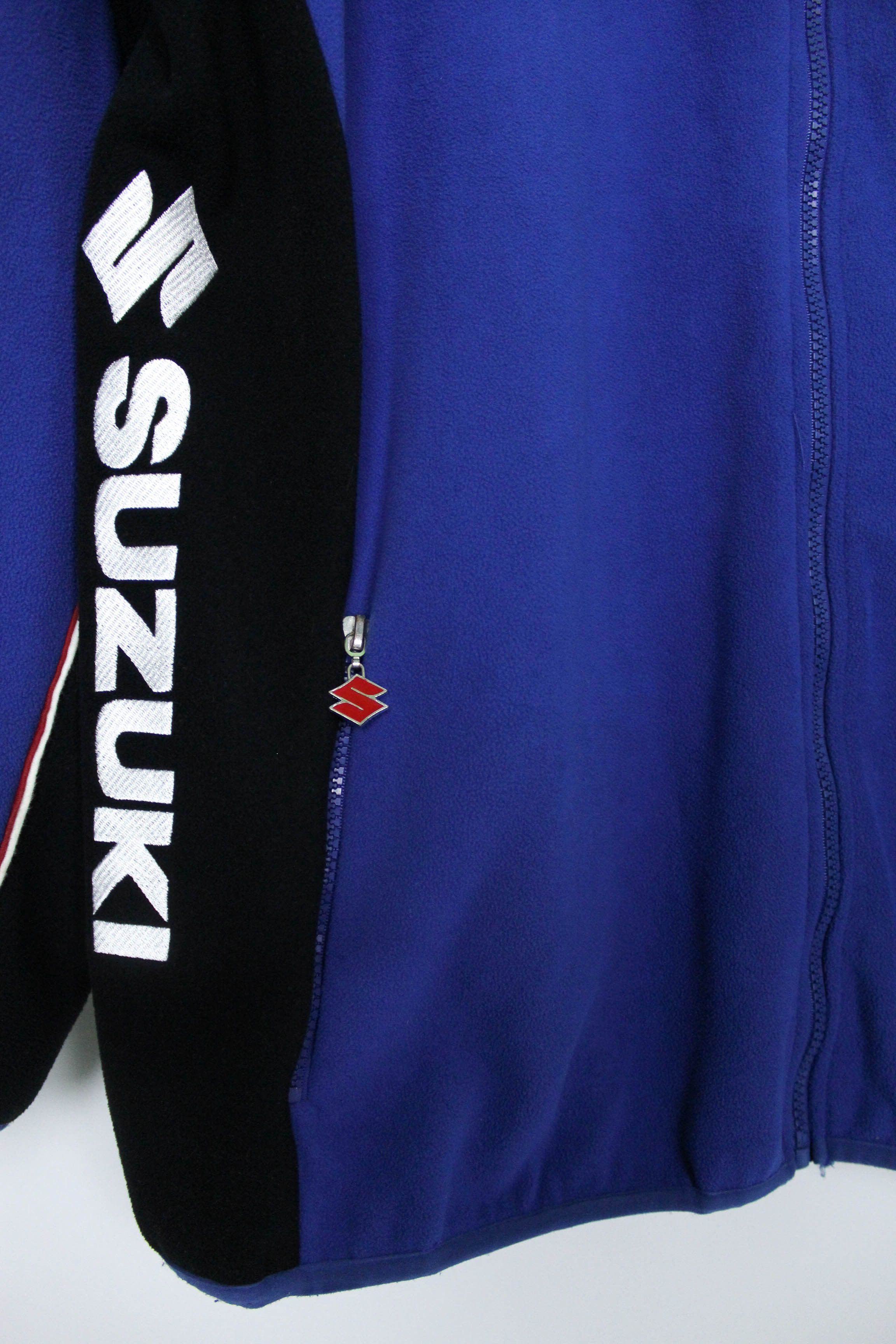 Vintage Suzuki Team GSX-R Official Fleece Full Zip Jacket Size XL Size US XL / EU 56 / 4 - 7 Thumbnail