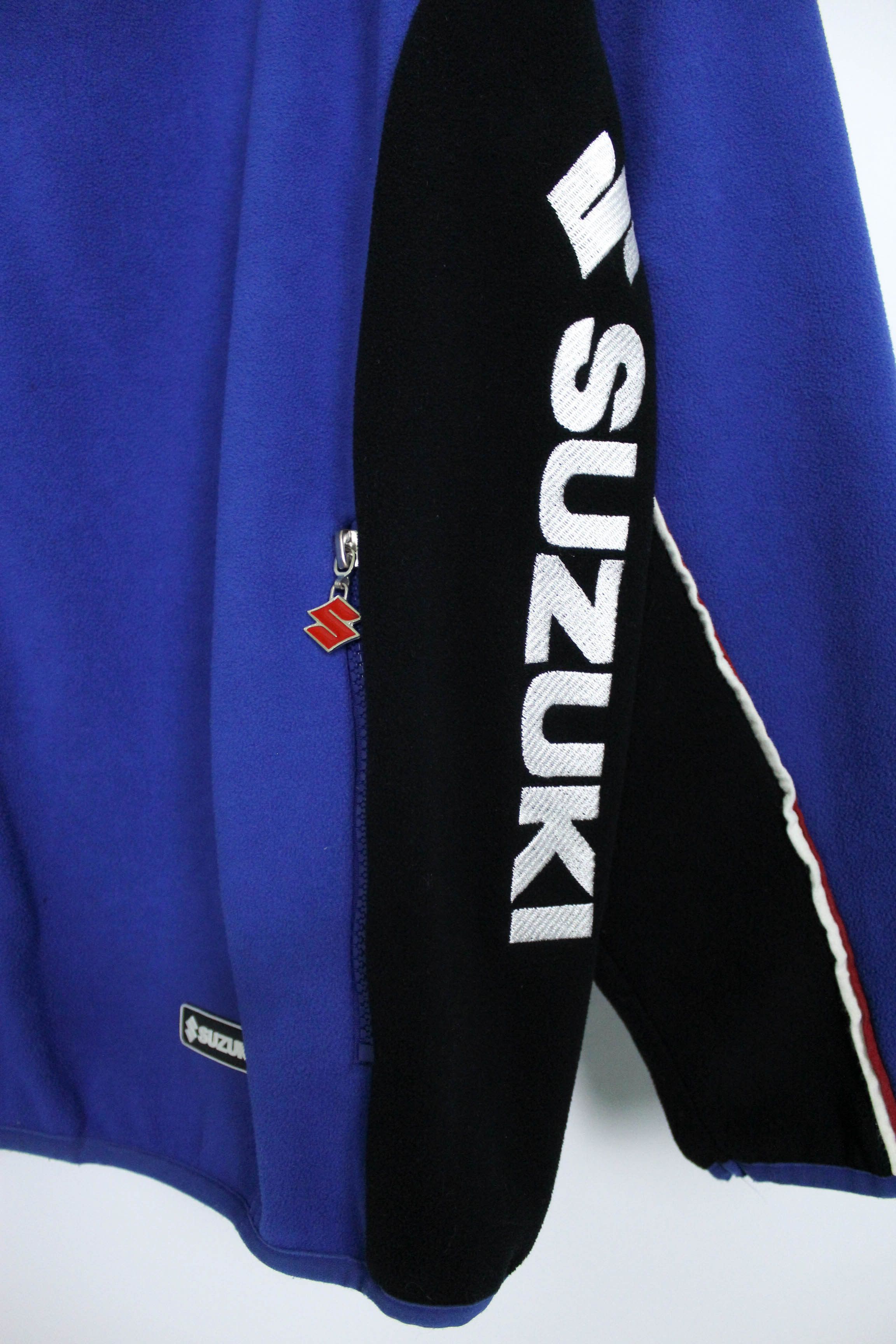 Vintage Suzuki Team GSX-R Official Fleece Full Zip Jacket Size XL Size US XL / EU 56 / 4 - 8 Thumbnail