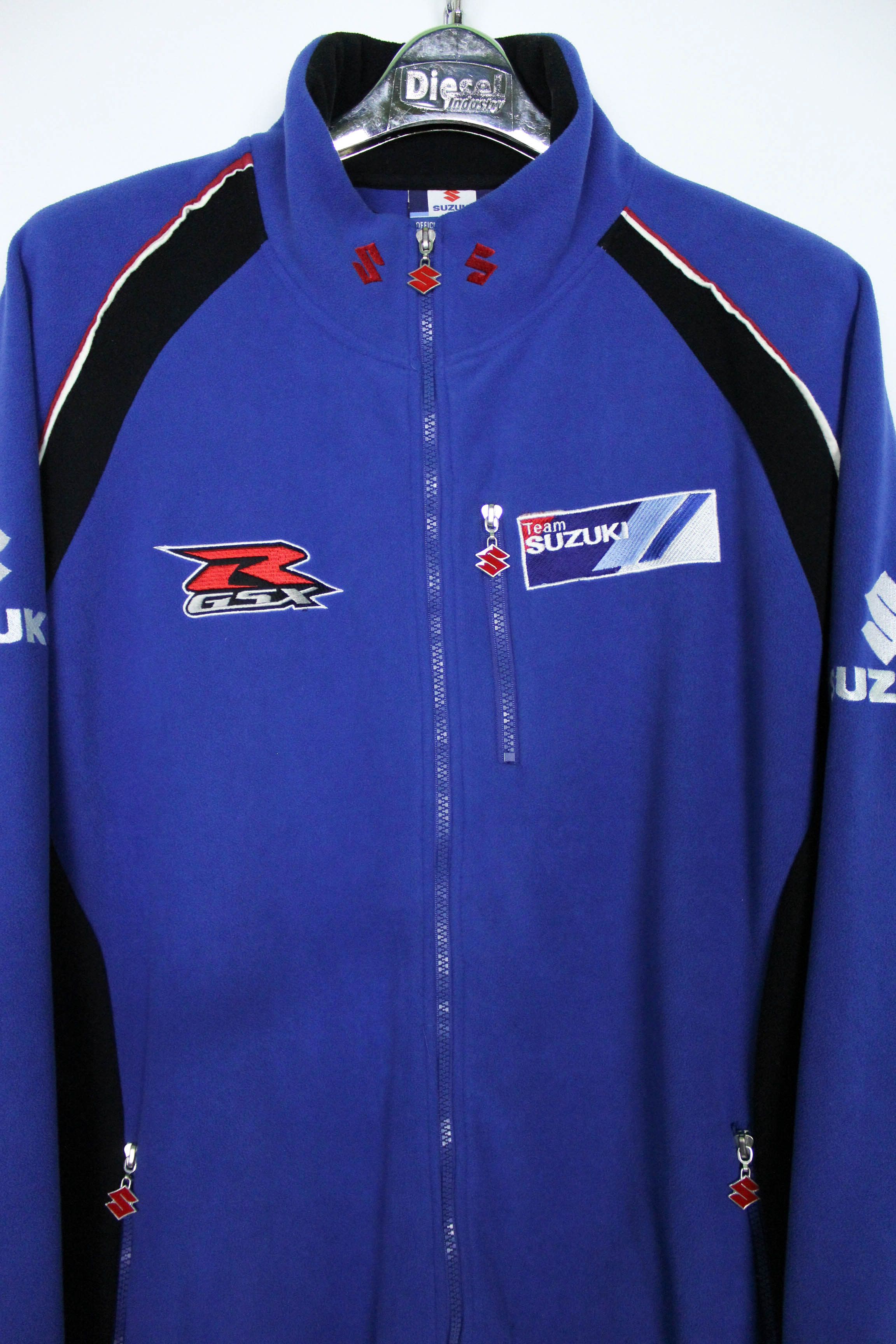 Vintage Suzuki Team GSX-R Official Fleece Full Zip Jacket Size XL Size US XL / EU 56 / 4 - 2 Thumbnail