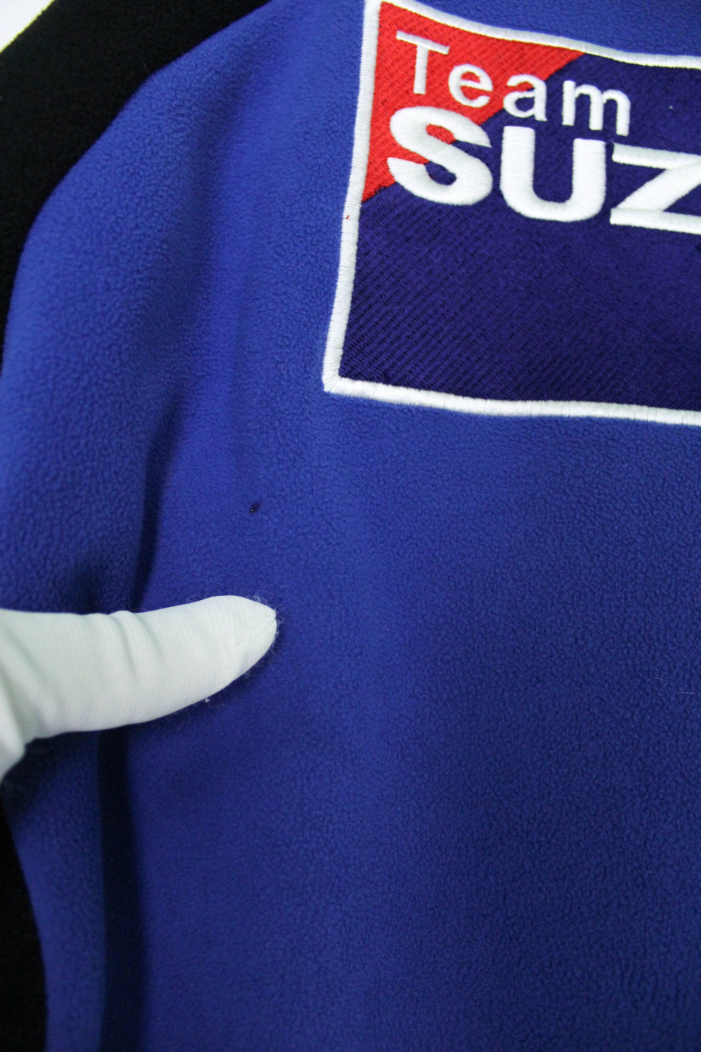 Vintage Suzuki Team GSX-R Official Fleece Full Zip Jacket Size XL Size US XL / EU 56 / 4 - 10 Thumbnail