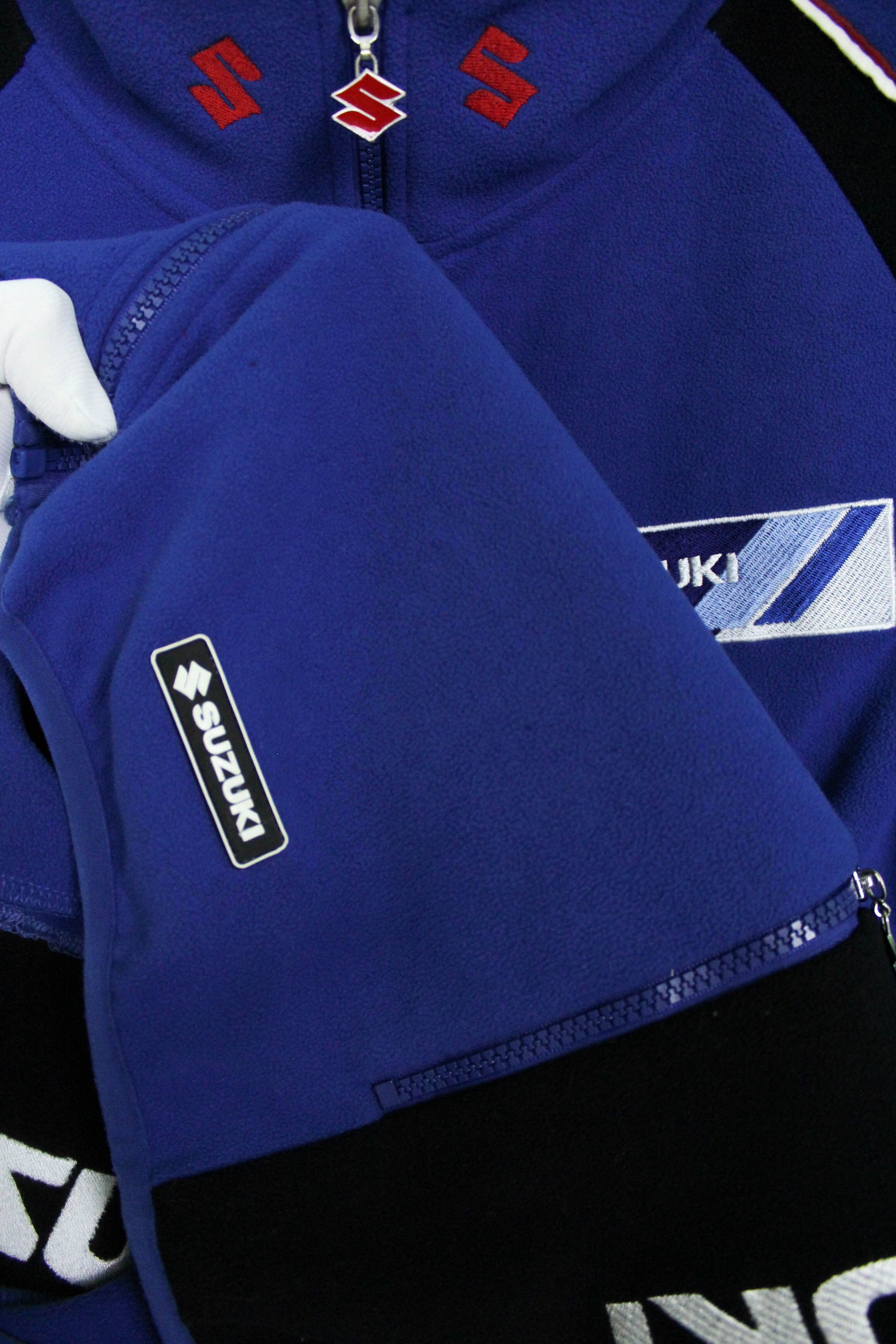 Vintage Suzuki Team GSX-R Official Fleece Full Zip Jacket Size XL Size US XL / EU 56 / 4 - 14 Thumbnail