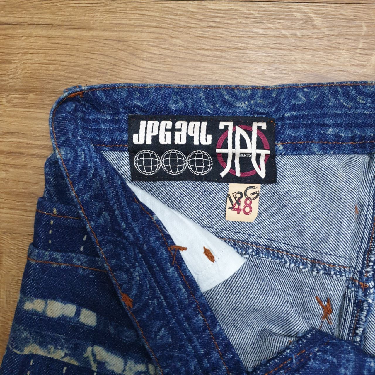 Jean Paul Gaultier Jean Paul Gaultier Tribal Jeans Size US 31 - 3 Thumbnail