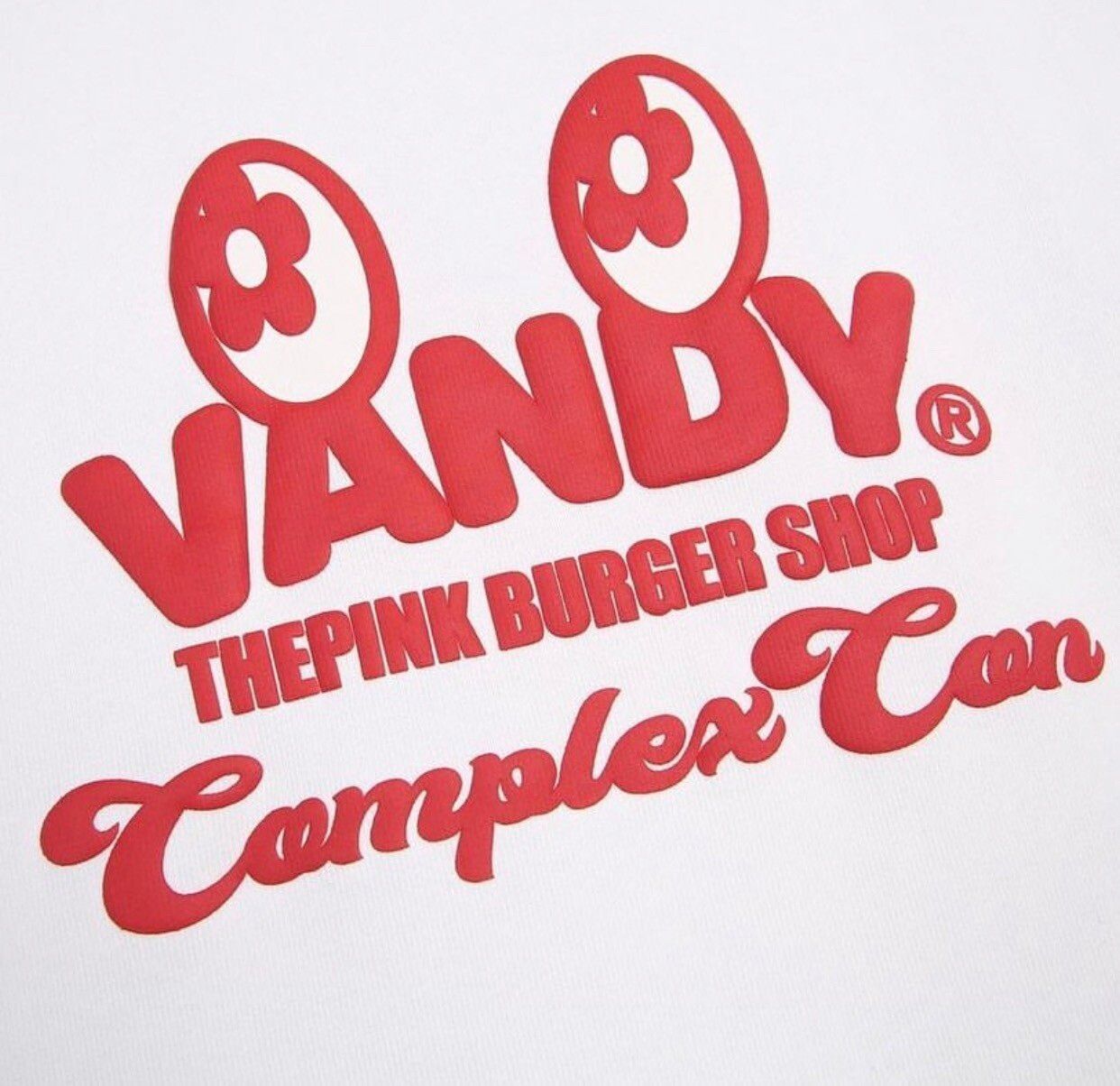 NWT VANDY THE PINK LIMITED EDITION Complexcon Tshirt from THEPINK BURGER  SHOP XL