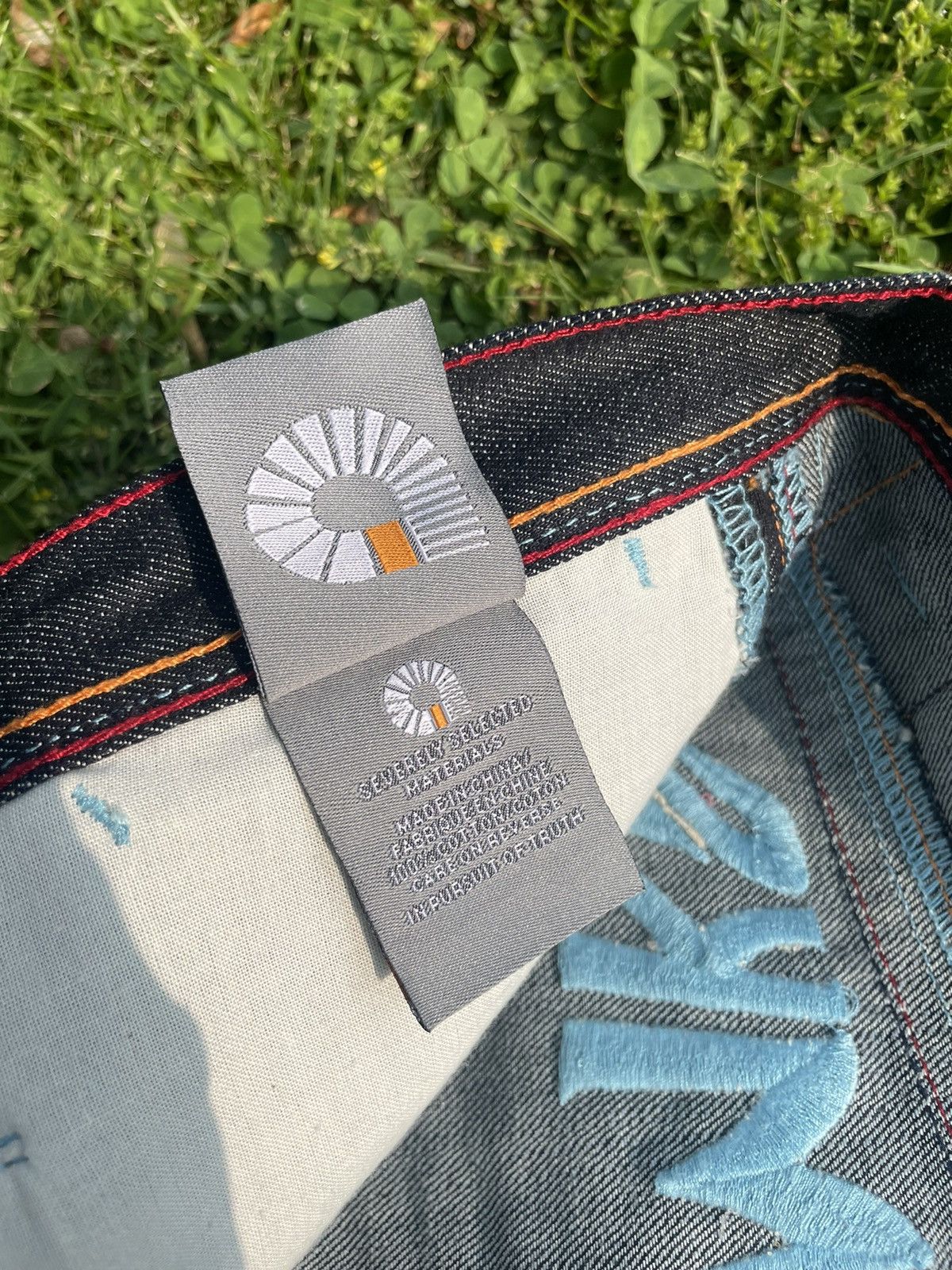 Akademiks Vintage Y2K Akademiks Baggy Embroidered Denim Jean Shorts Size US 34 / EU 50 - 13 Thumbnail