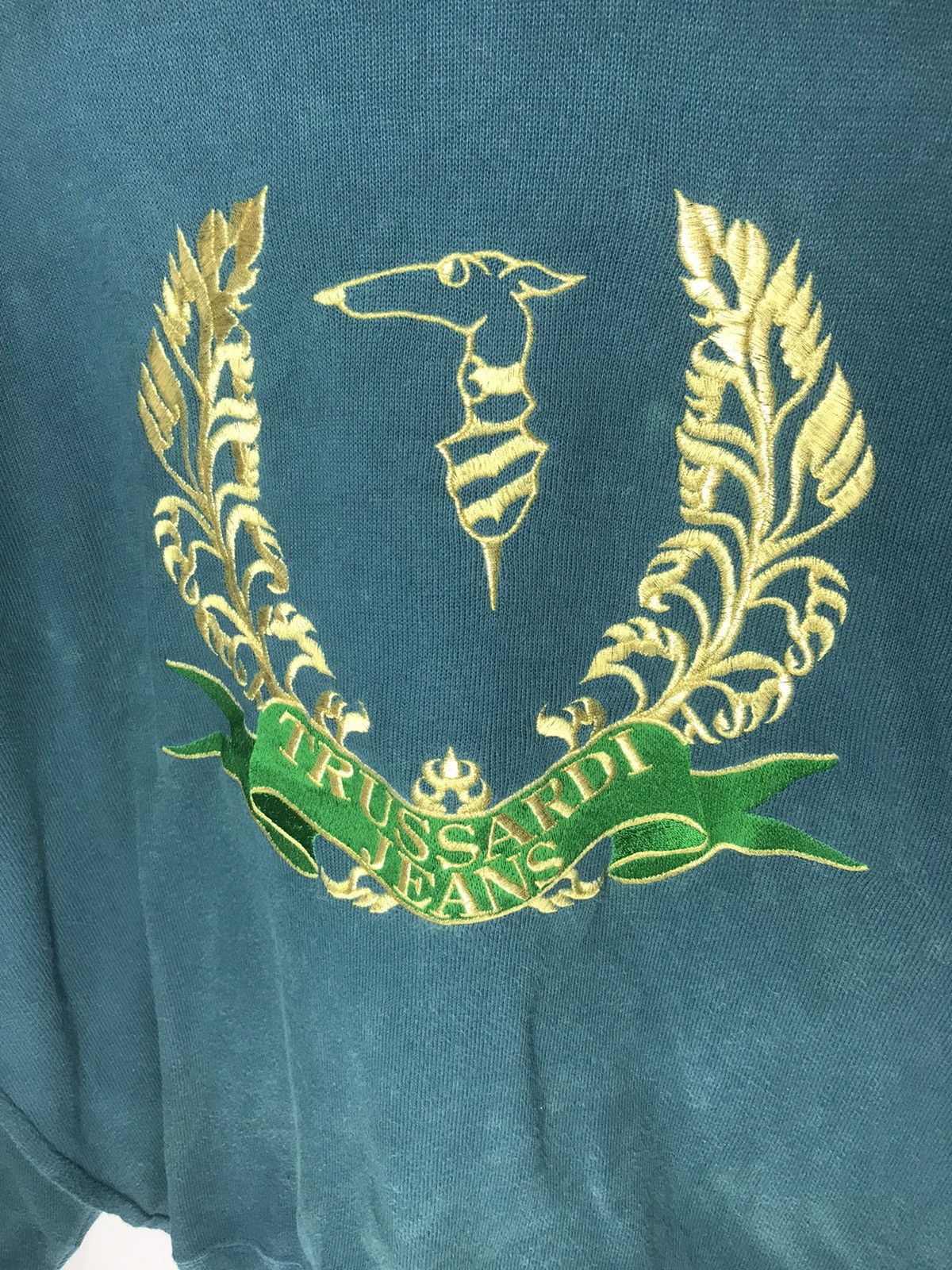 Designer × Trussardi Trussardi jeans beggie embroidered logo crewneck sweatshirt Size US M / EU 48-50 / 2 - 6 Thumbnail