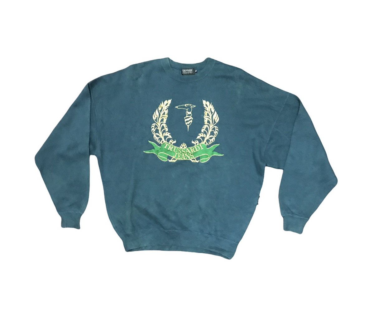Designer × Trussardi Trussardi jeans beggie embroidered logo crewneck sweatshirt Size US M / EU 48-50 / 2 - 8 Thumbnail