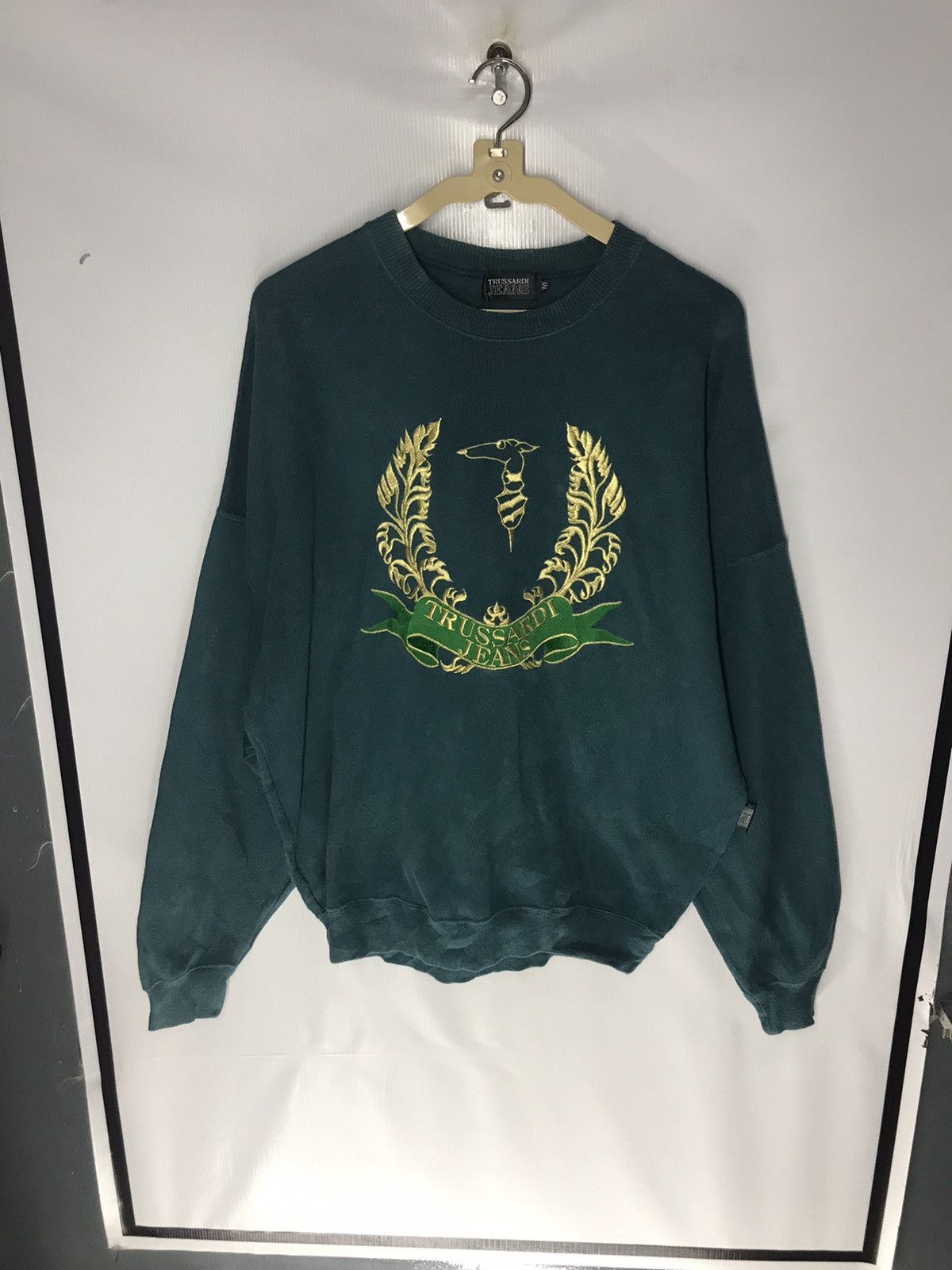 Designer × Trussardi Trussardi jeans beggie embroidered logo crewneck sweatshirt Size US M / EU 48-50 / 2 - 10 Thumbnail
