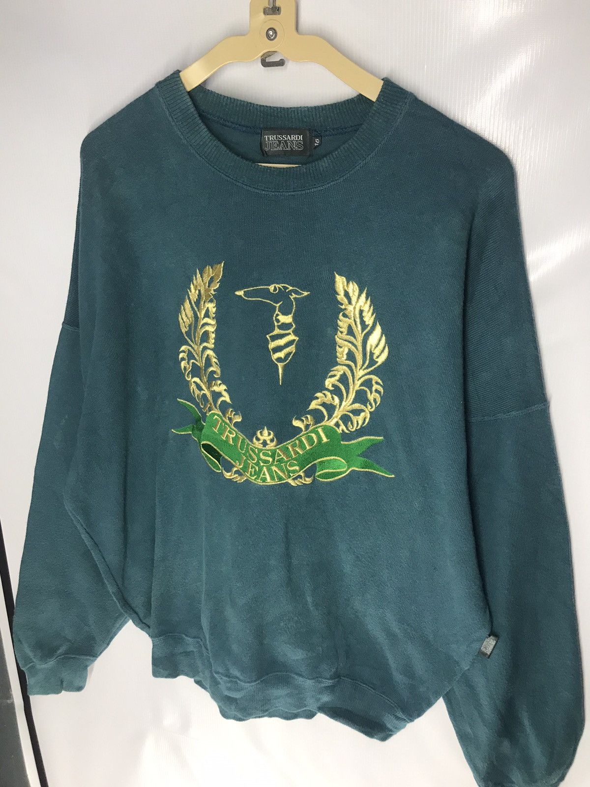 Designer × Trussardi Trussardi jeans beggie embroidered logo crewneck sweatshirt Size US M / EU 48-50 / 2 - 7 Thumbnail