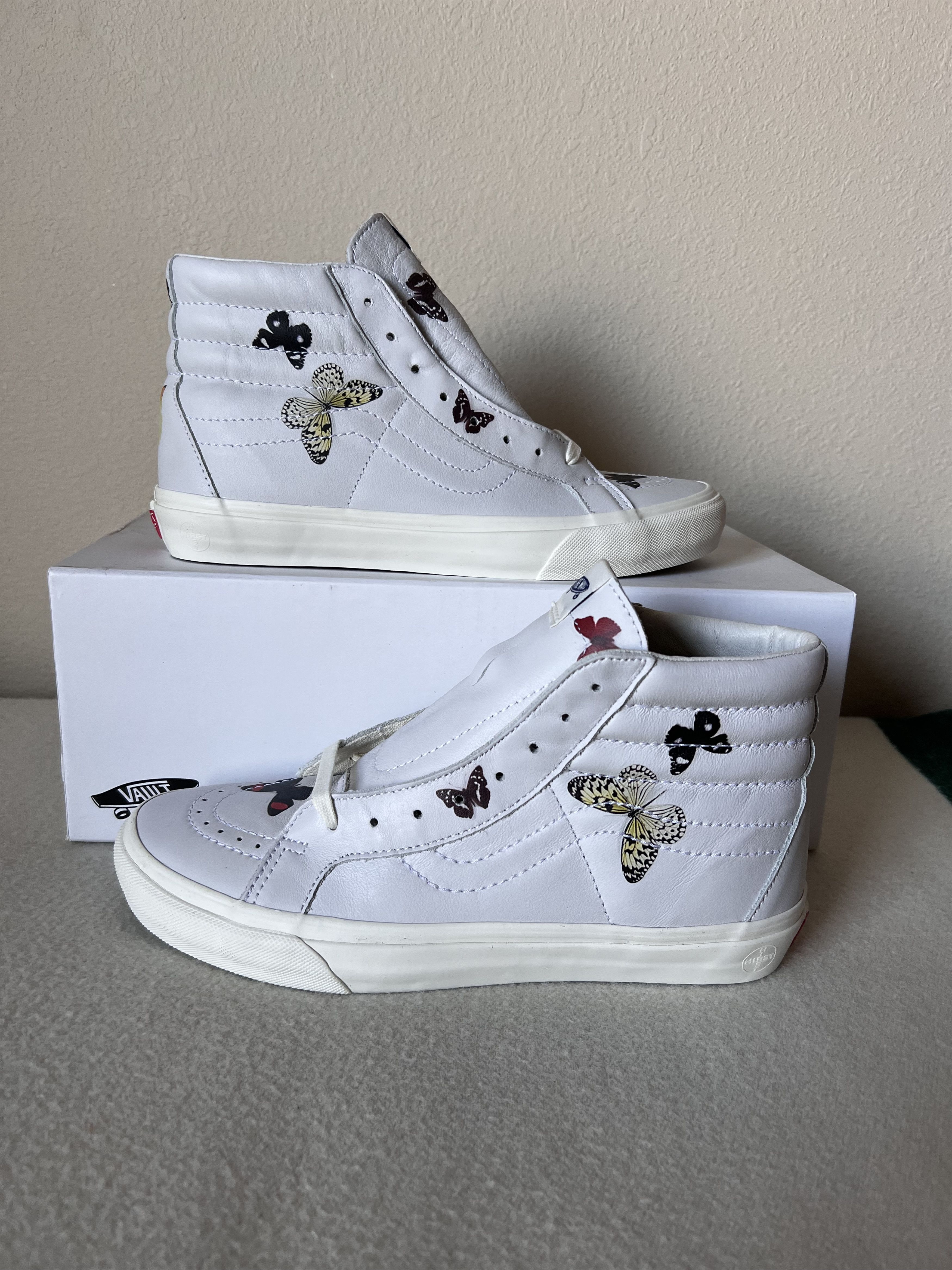 Damien Hirst × Vans Damien Hirst Vans Sk8 Hi Butterflies Size US 7.5 / IT 37.5 - 2 Thumbnail