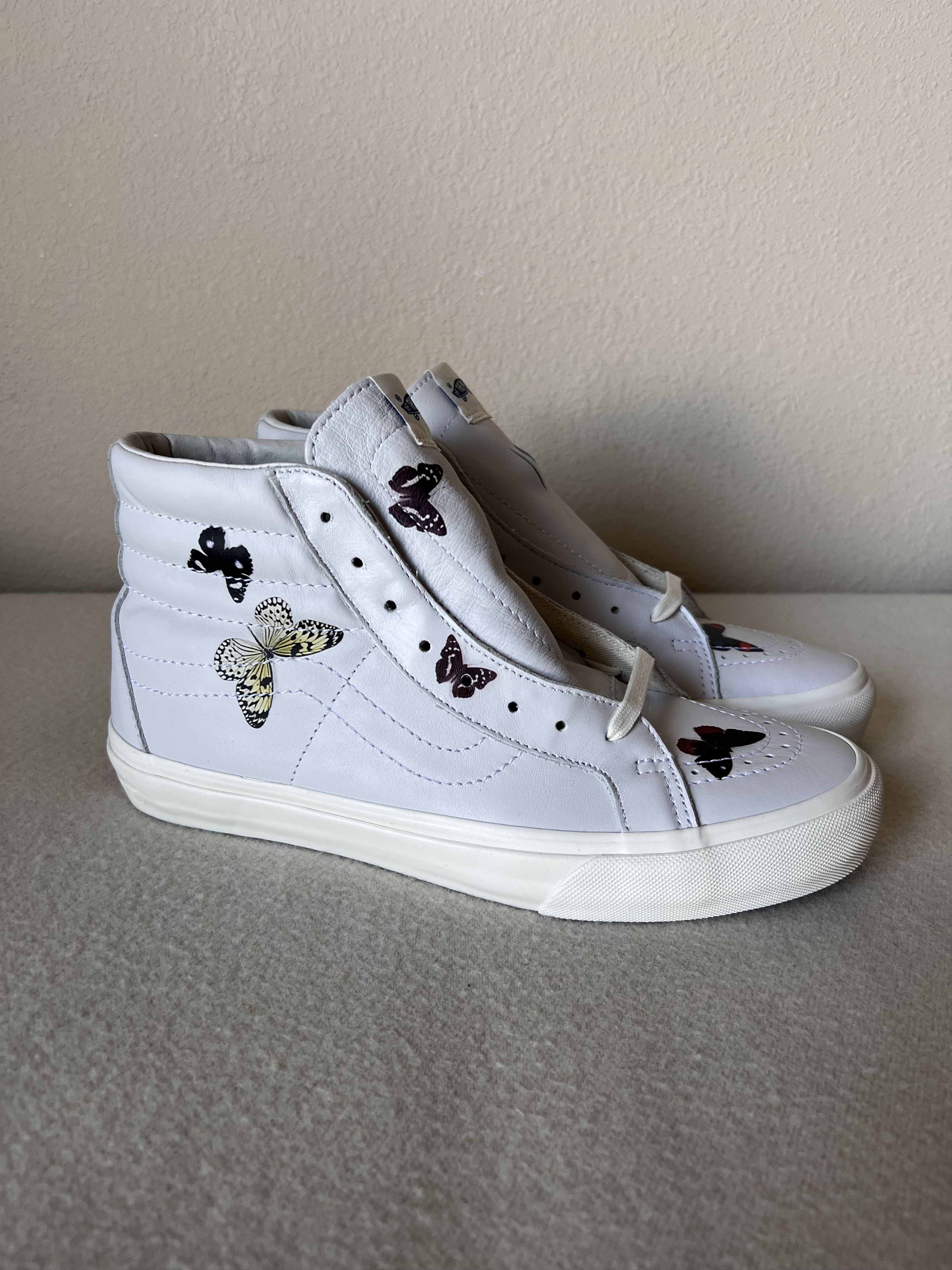 Damien Hirst × Vans Damien Hirst Vans Sk8 Hi Butterflies Size US 7.5 / IT 37.5 - 1 Thumbnail