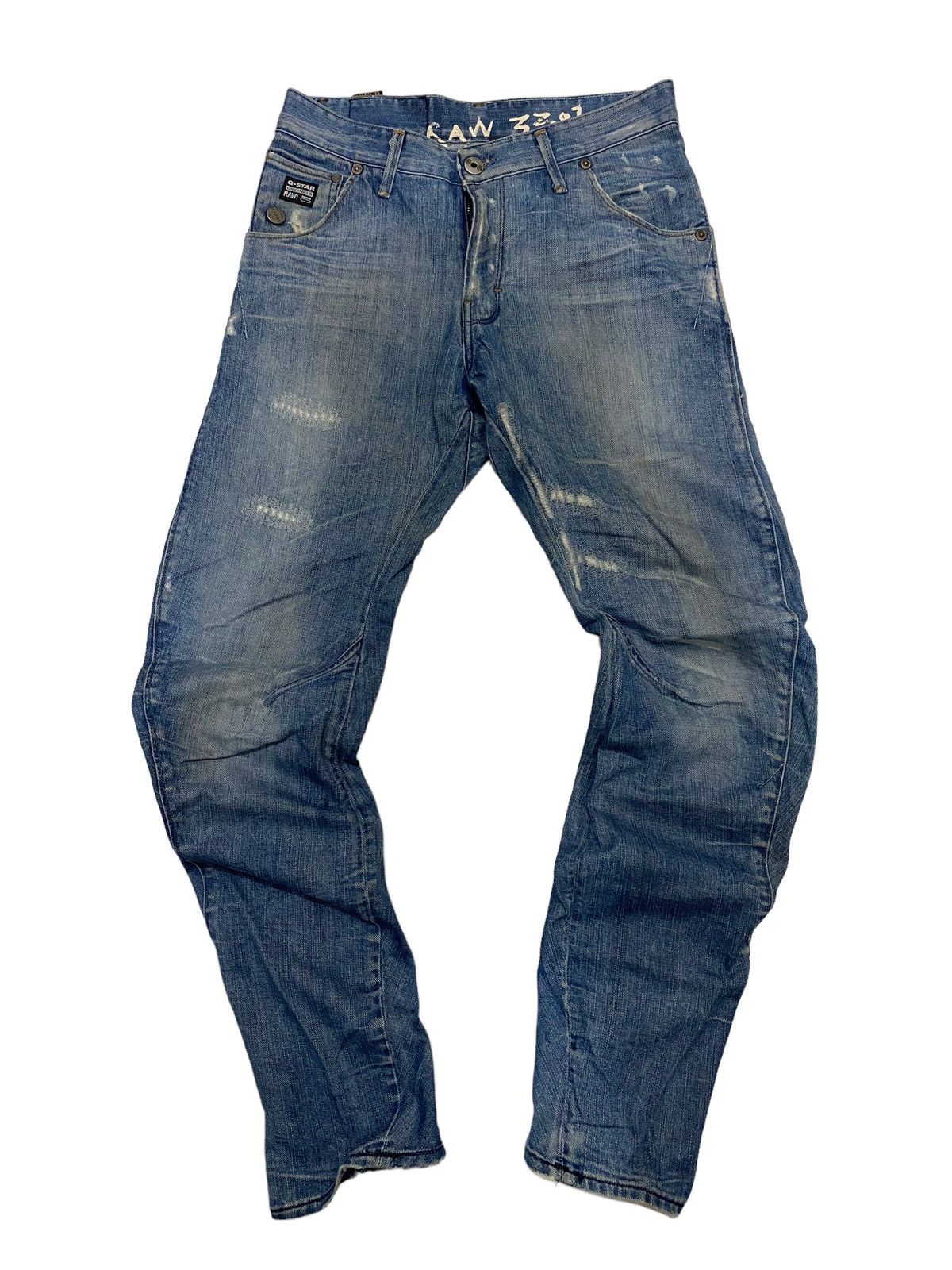 G-Star G-Star RAW 3301 Distressed Jean Size US 32 / EU 48 - 1 Thumbnail