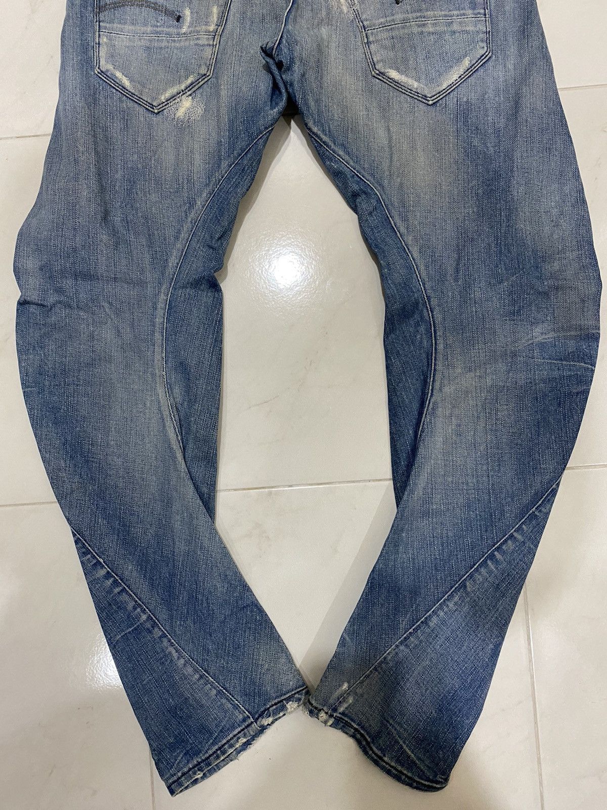 G-Star G-Star RAW 3301 Distressed Jean Size US 32 / EU 48 - 12 Thumbnail