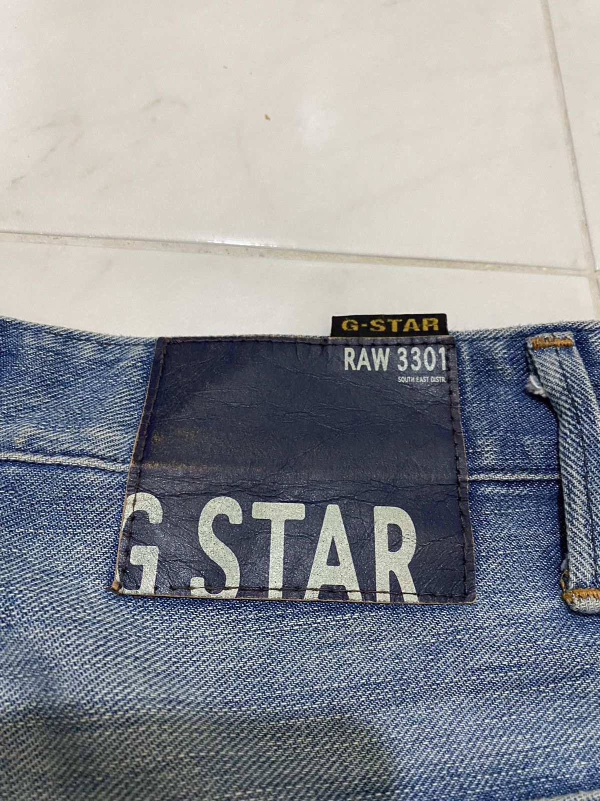G-Star G-Star RAW 3301 Distressed Jean Size US 32 / EU 48 - 15 Thumbnail