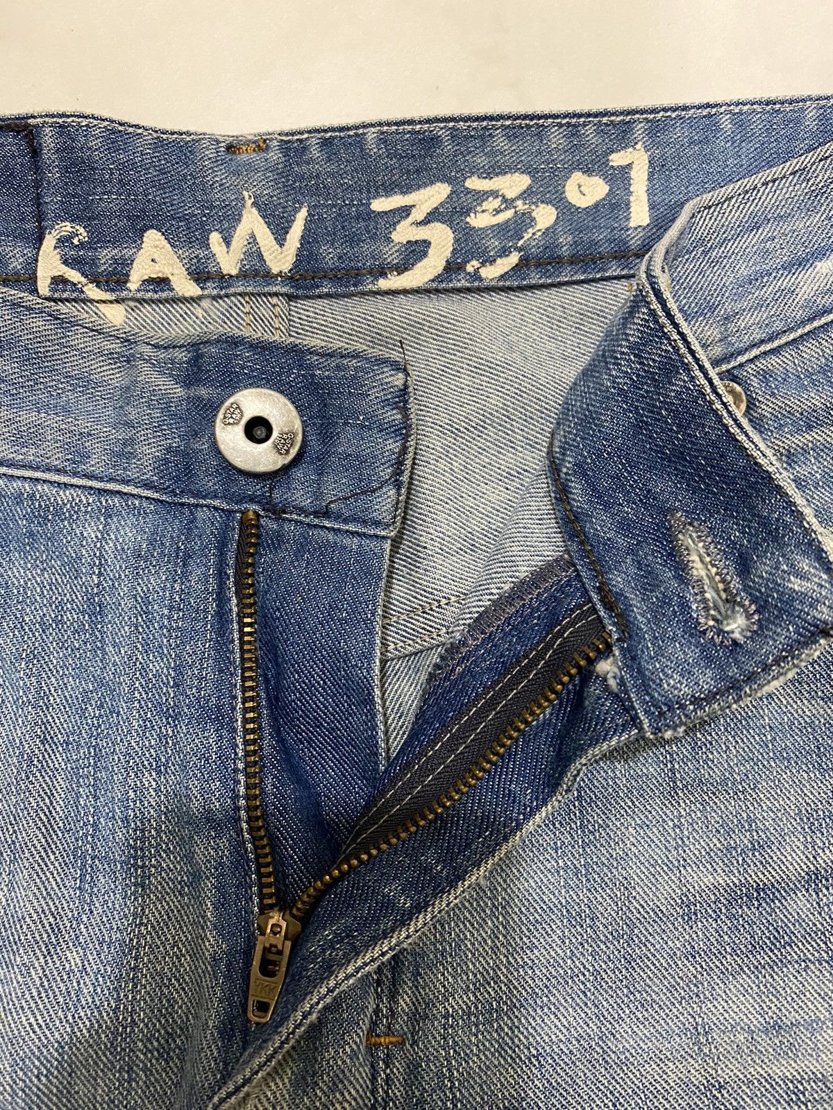 G-Star G-Star RAW 3301 Distressed Jean Size US 32 / EU 48 - 9 Thumbnail