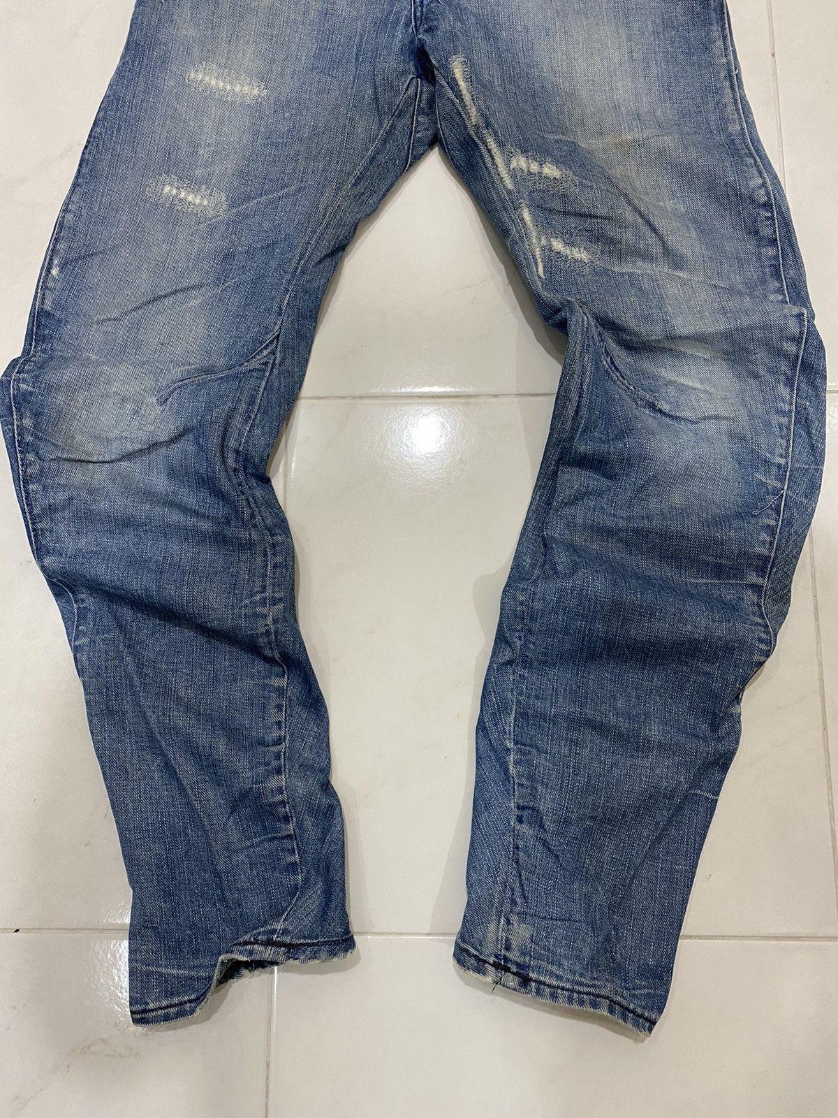G-Star G-Star RAW 3301 Distressed Jean Size US 32 / EU 48 - 5 Thumbnail
