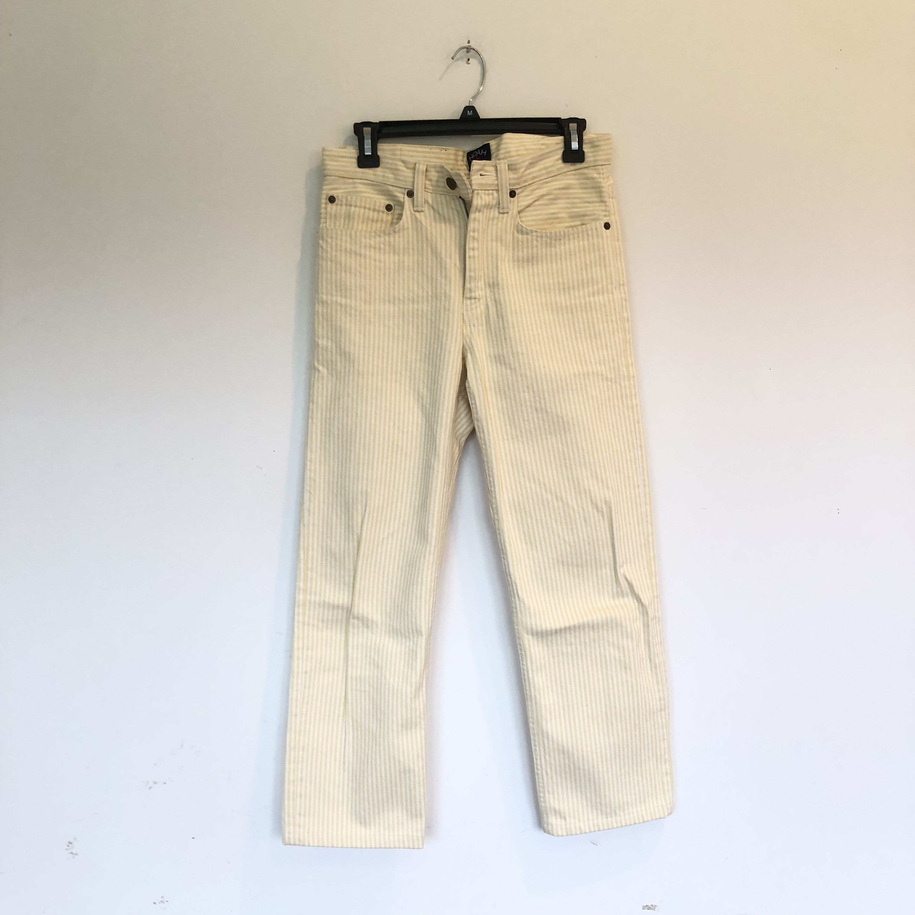 Noah Noah 5 Pocket Striped Denim Jeans Size US 27 - 1 Thumbnail