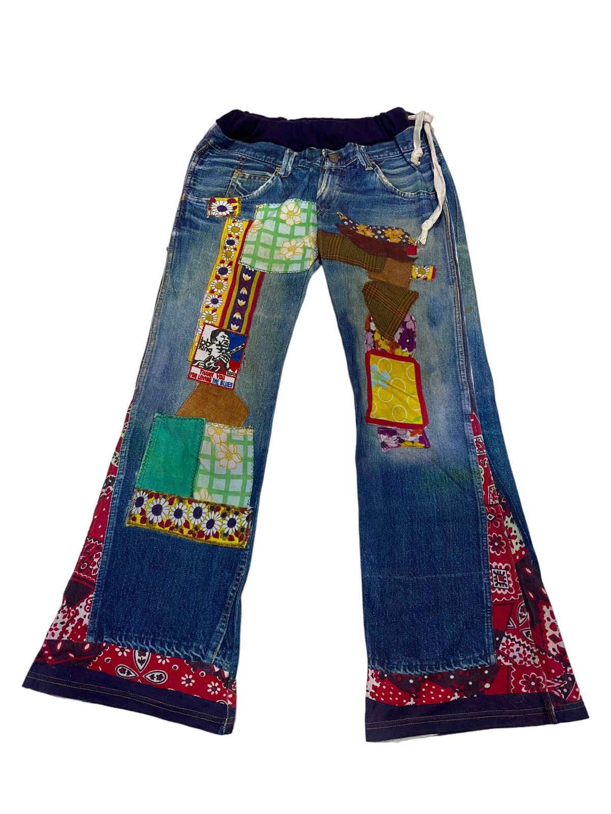 Japanese Brand Muchacha Union Made Printed Sweatpant Size 30" / US 8 / IT 44 - 1 Thumbnail