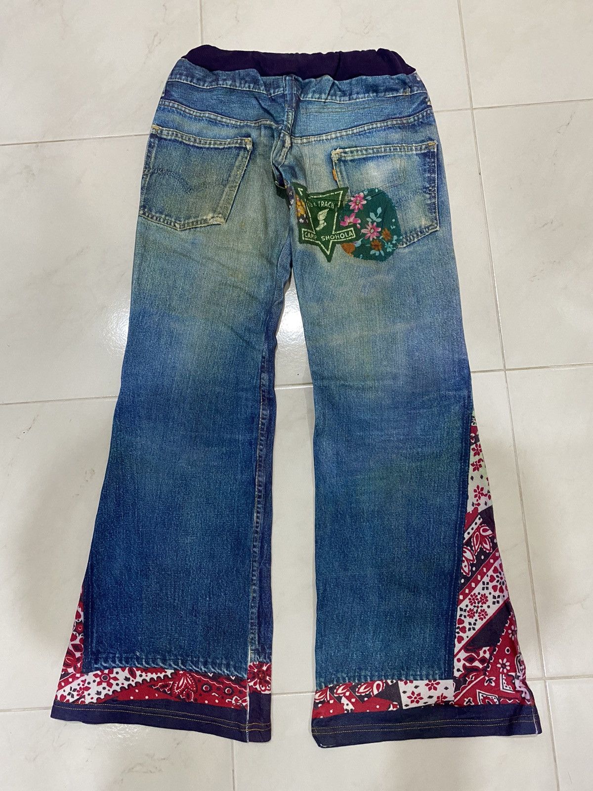 Japanese Brand Muchacha Union Made Printed Sweatpant Size 30" / US 8 / IT 44 - 6 Thumbnail