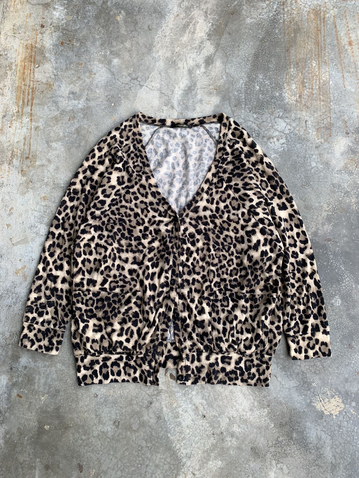 Japanese Brand JapaneseBrand WittyPitty Leopard Cardigan Light Jacket Size US M / EU 48-50 / 2 - 1 Thumbnail