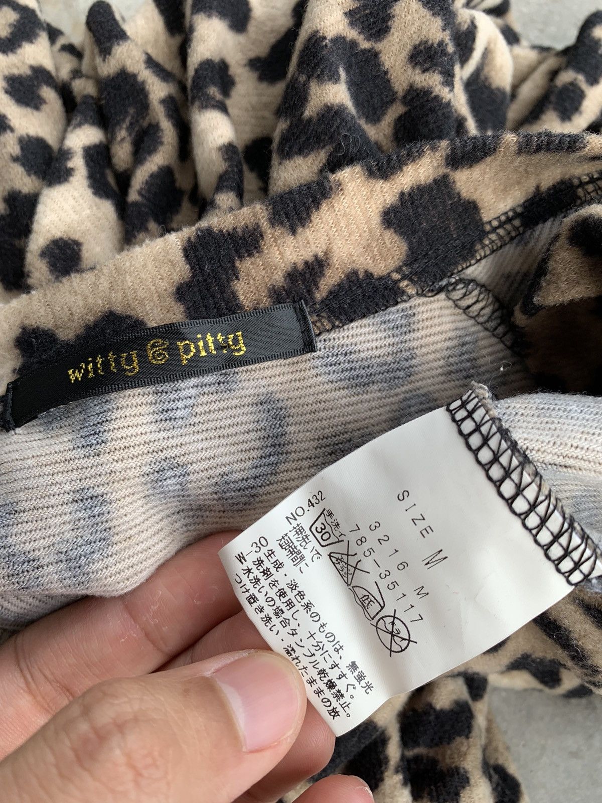 Japanese Brand JapaneseBrand WittyPitty Leopard Cardigan Light Jacket Size US M / EU 48-50 / 2 - 5 Thumbnail