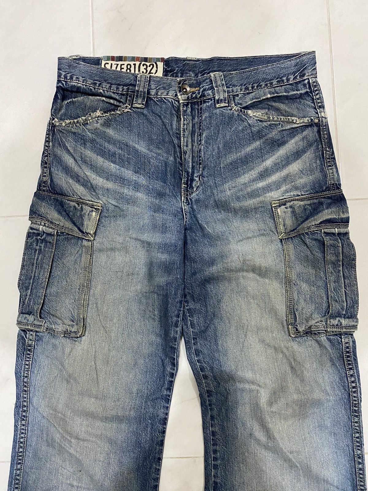 Gap GAP Distressed Cargo Jean Size US 32 / EU 48 - 3 Thumbnail