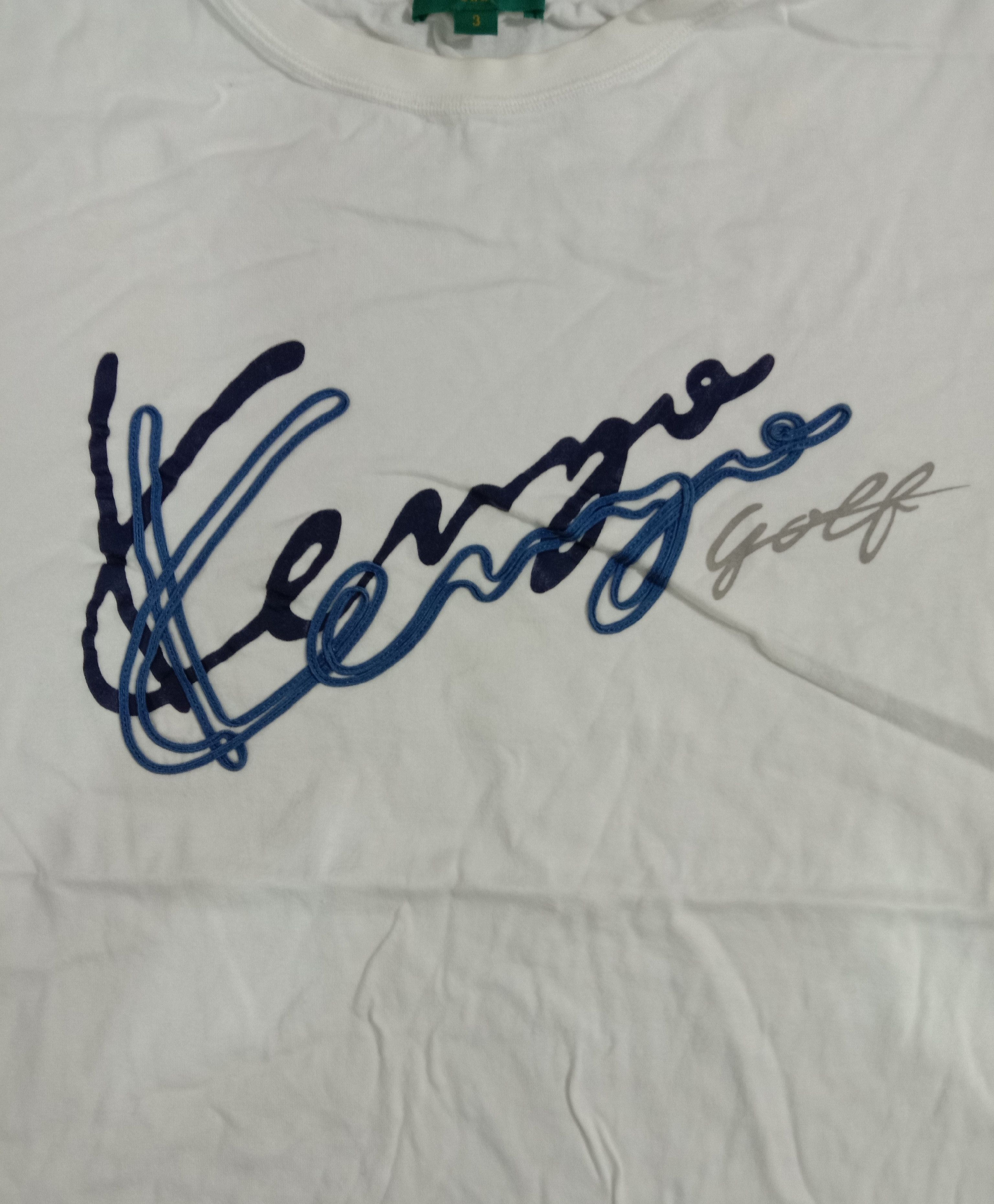 Designer Kenzo Golf Spell Out Tee Unisex Size US S / EU 44-46 / 1 - 2 Thumbnail