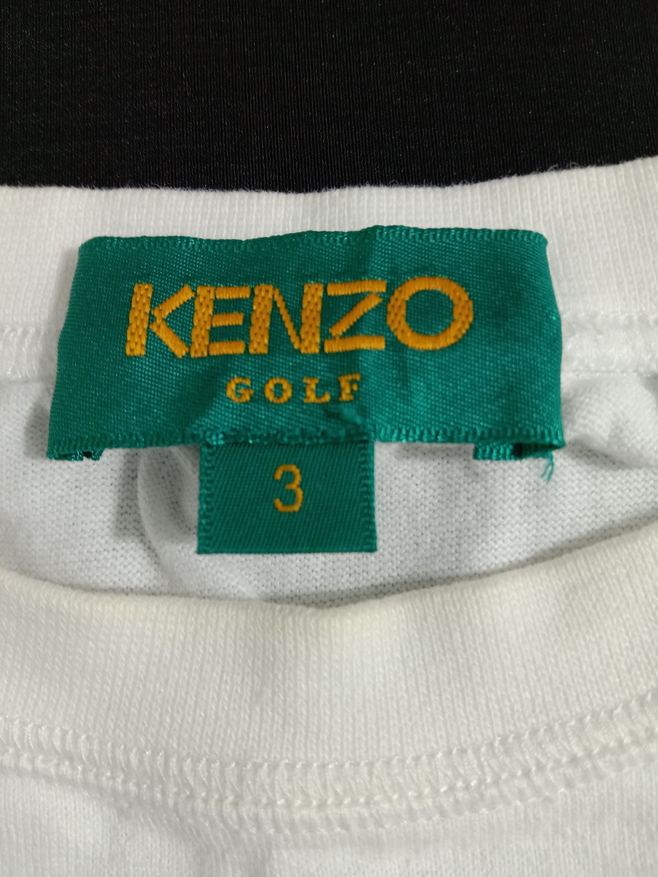 Designer Kenzo Golf Spell Out Tee Unisex Size US S / EU 44-46 / 1 - 3 Thumbnail