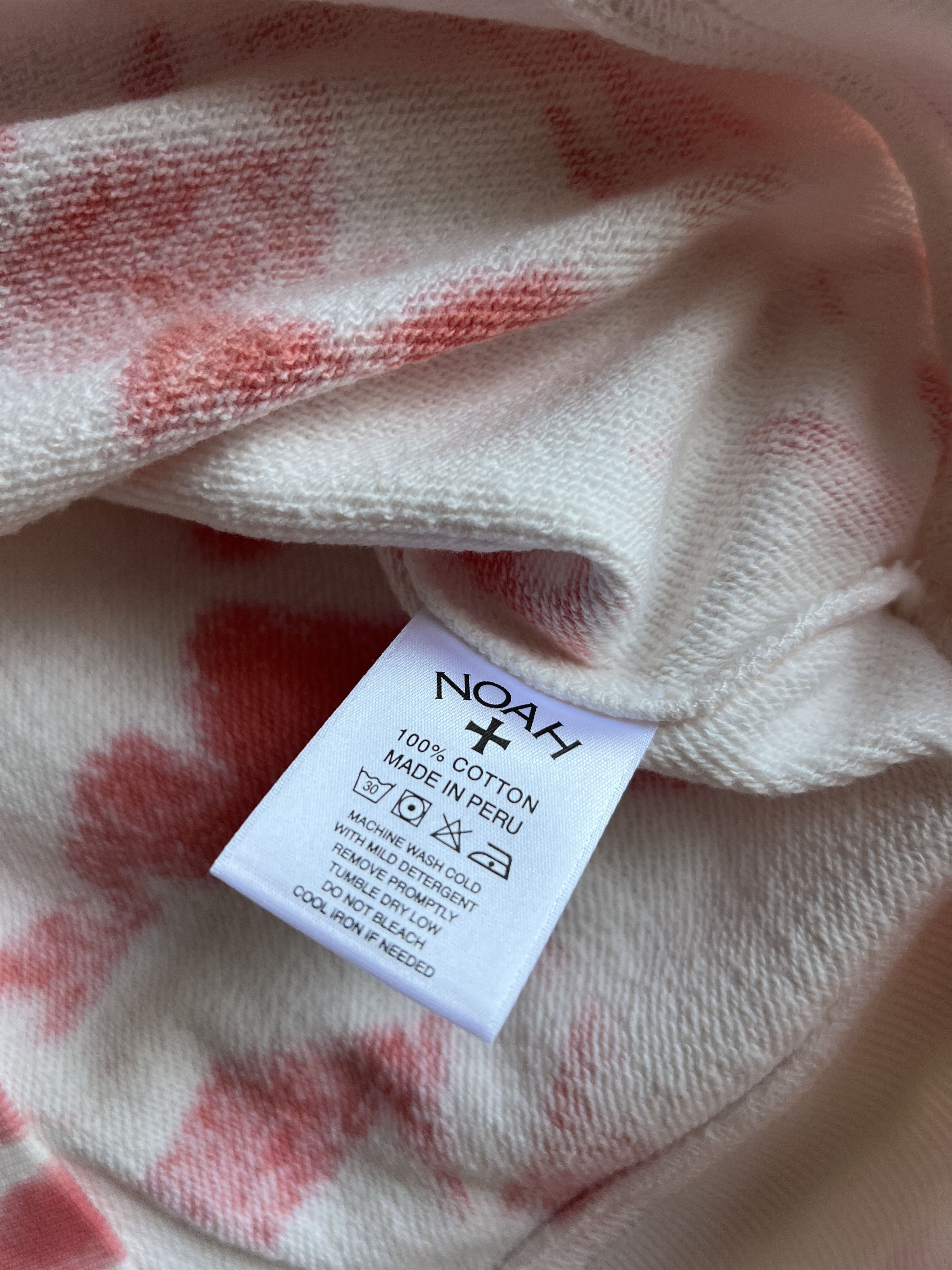 Noah Noah Splatter Dye Half Zip Pullover in Red Size US L / EU 52-54 / 3 - 7 Thumbnail