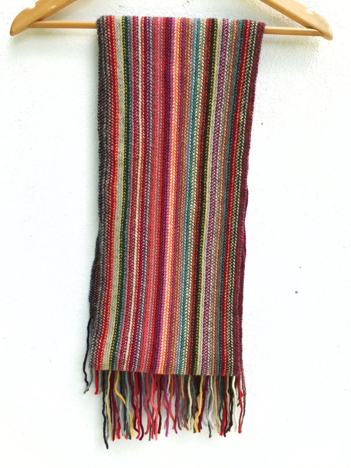 Journal Standard JS 🇯🇵 Beautiful Hand Knit Pure Lambswool Scarves Size ONE SIZE - 3 Thumbnail