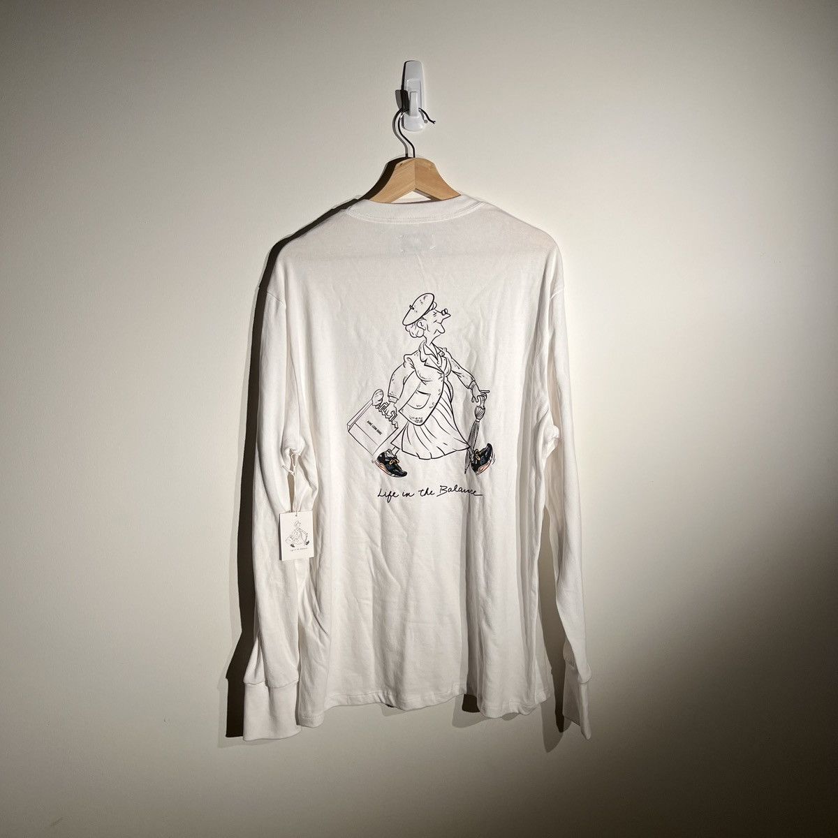 Aime Leon Dore × New Balance Life In The Balanc LS Tee, Large, 990v2 Size US L / EU 52-54 / 3 - 1 Thumbnail